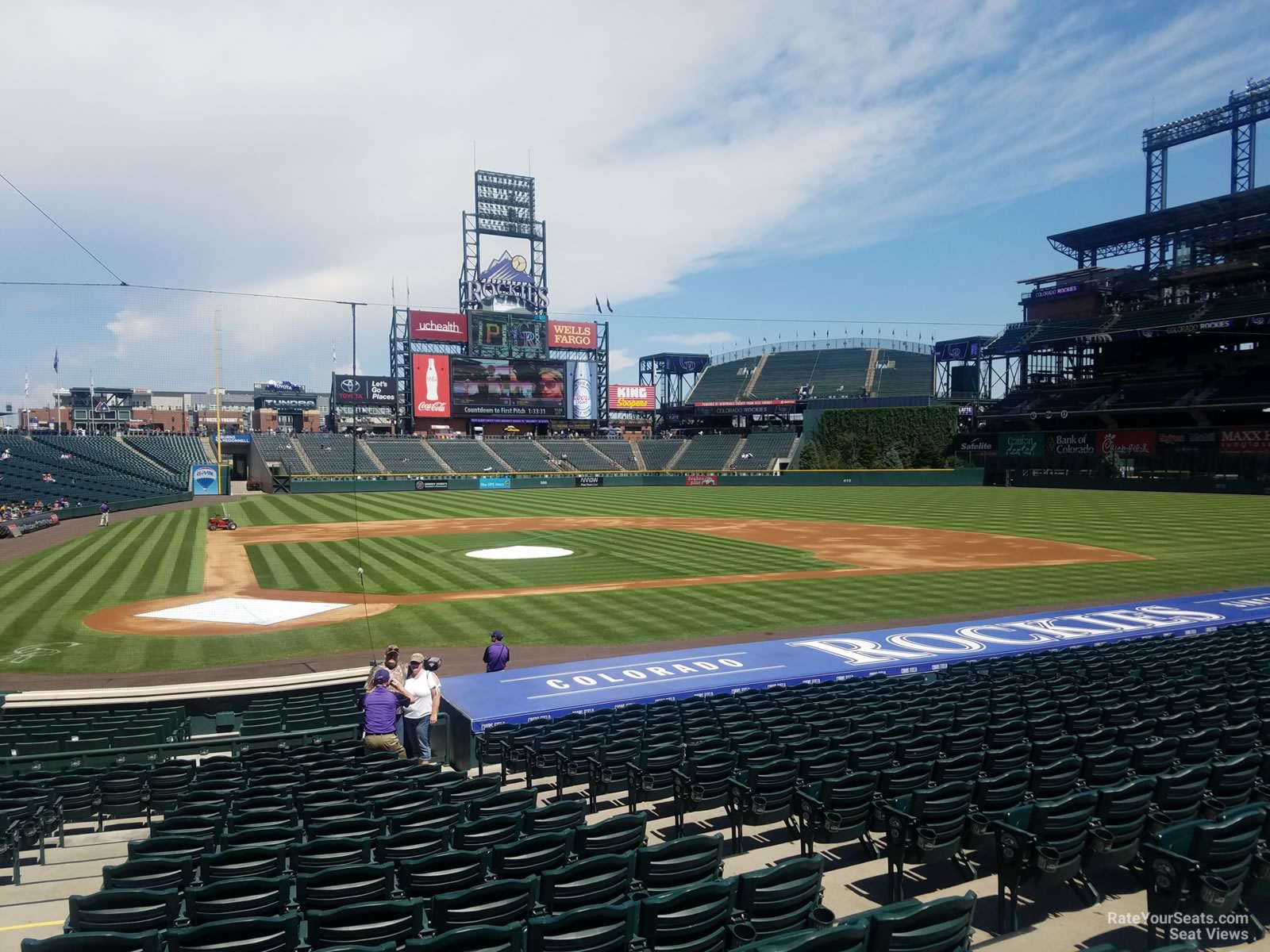Coors Field Section 126 Rateyourseats Seat View For Coors Field Section 126