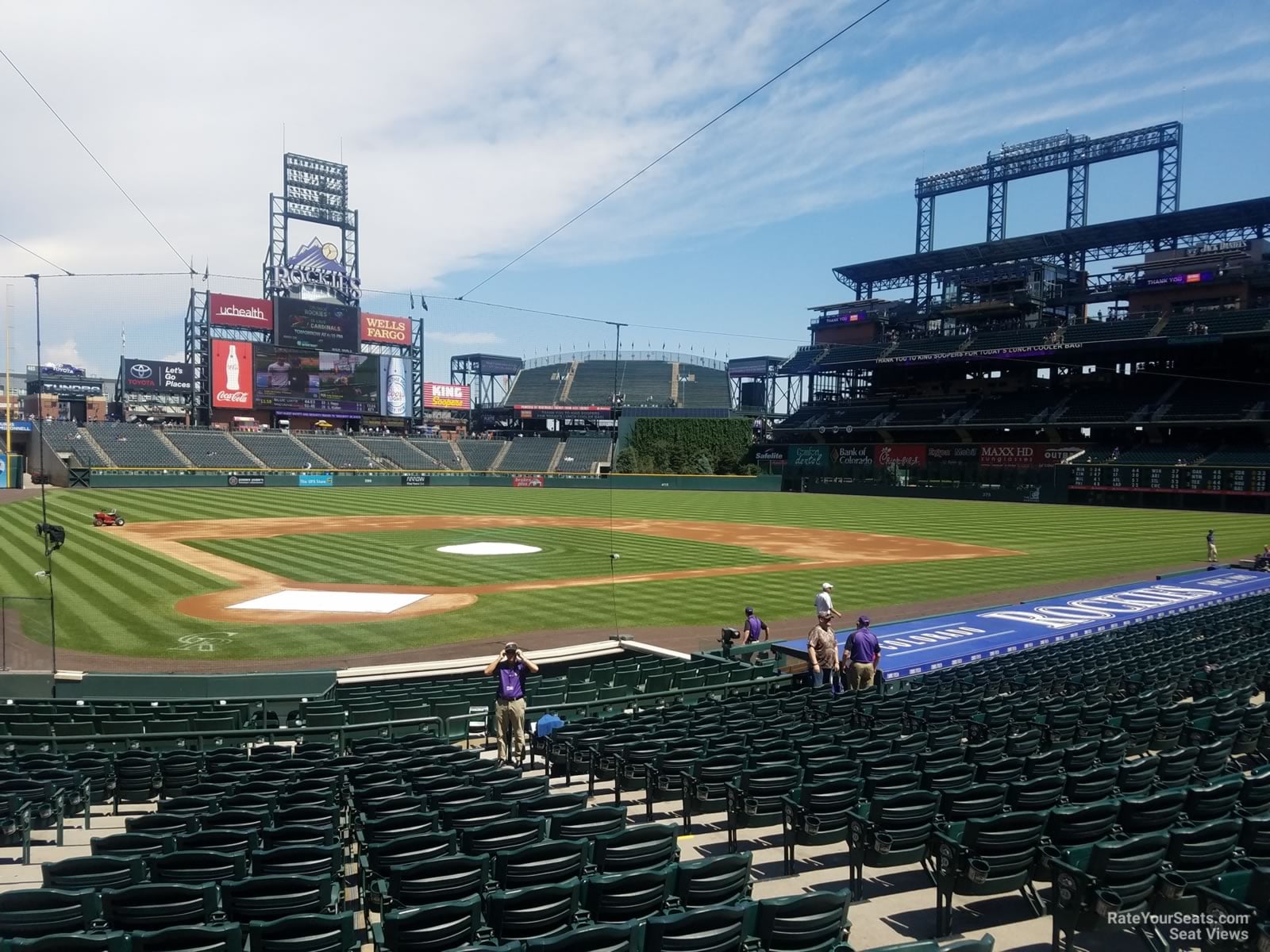 section 128, row 20 seat view  for baseball - coors field