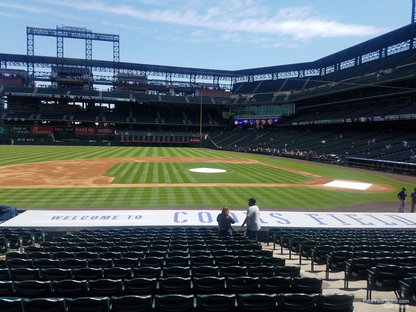 section 138, row 20 seat view  - coors field