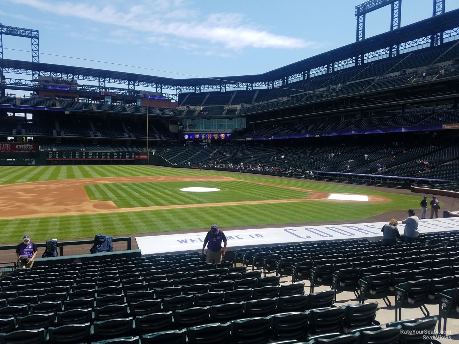 section 139, row 20 seat view  for baseball - coors field
