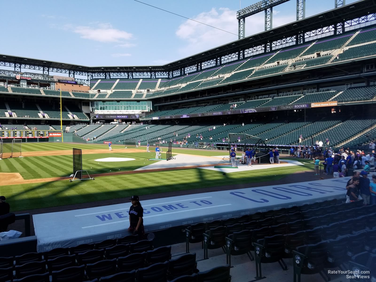 section 139, row 8 seat view  for baseball - coors field