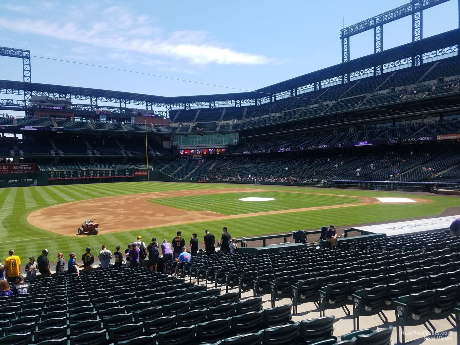 section 141, row 20 seat view  for baseball - coors field