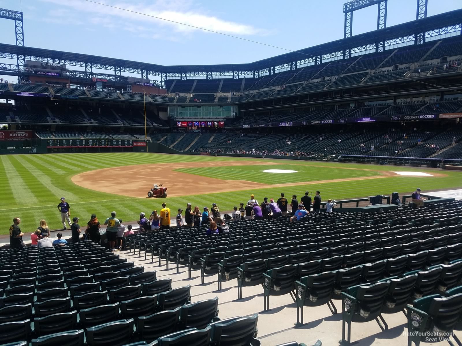 section 142, row 20 seat view  for baseball - coors field