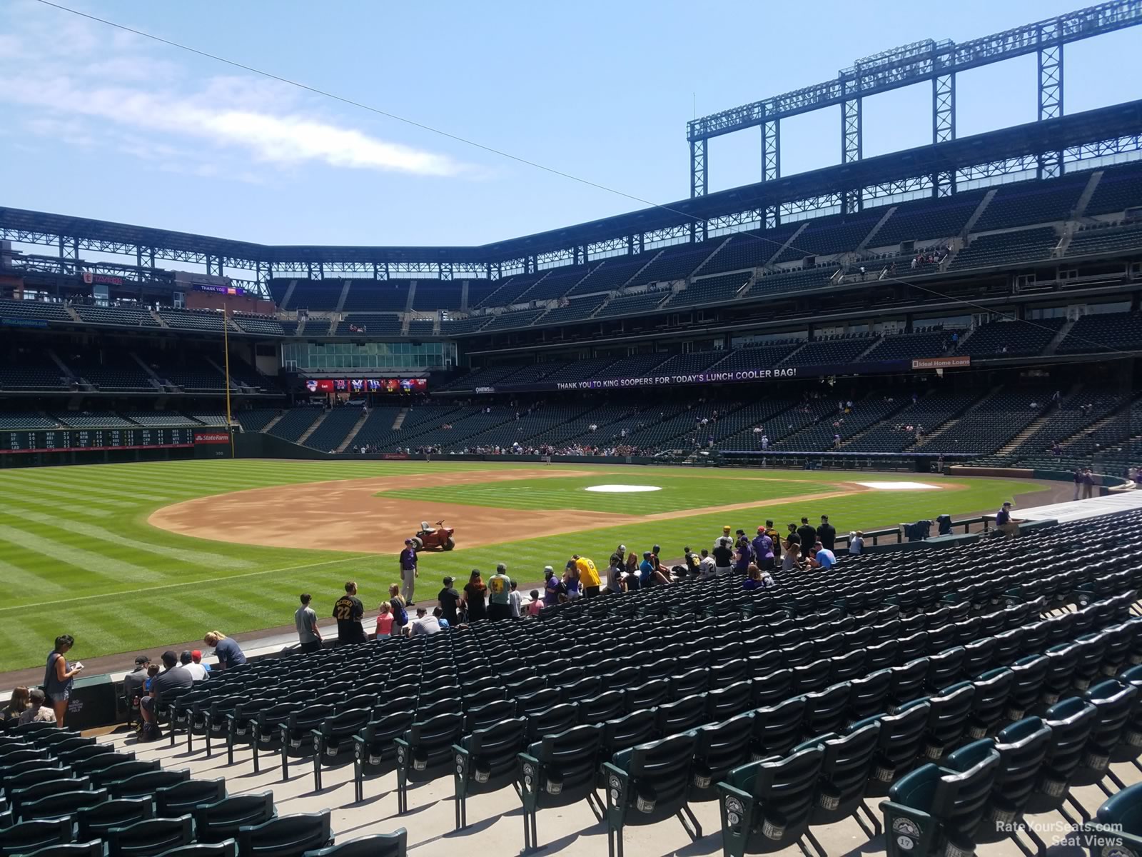 section 143, row 20 seat view  - coors field