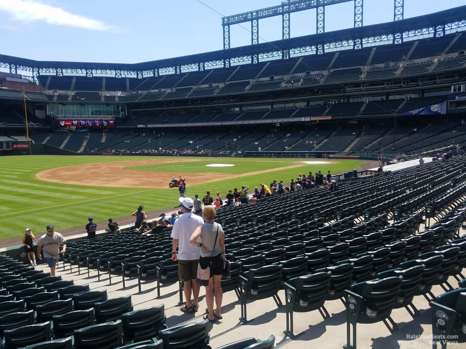 section 144, row 20 seat view  - coors field