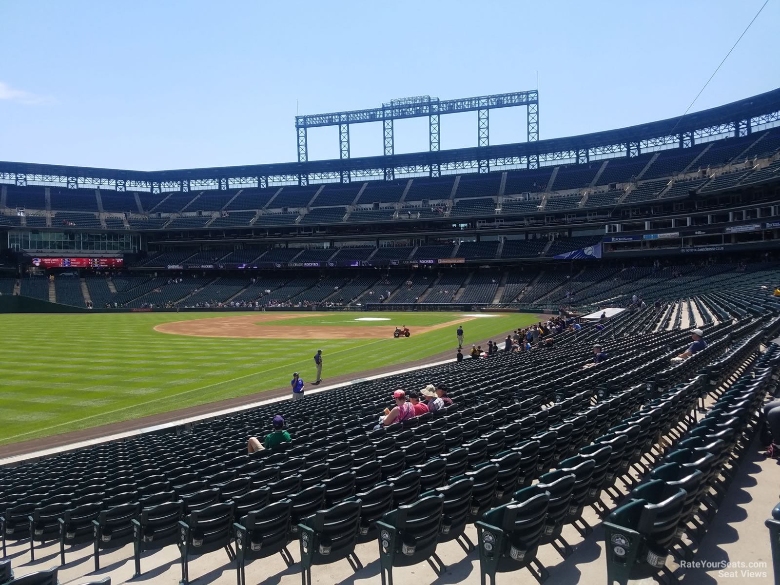 section 147, row 20 seat view  - coors field