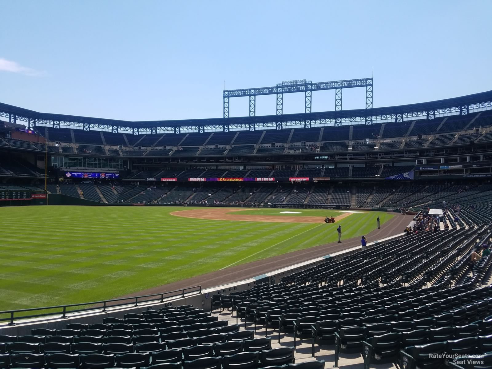 section 149, row 20 seat view  - coors field