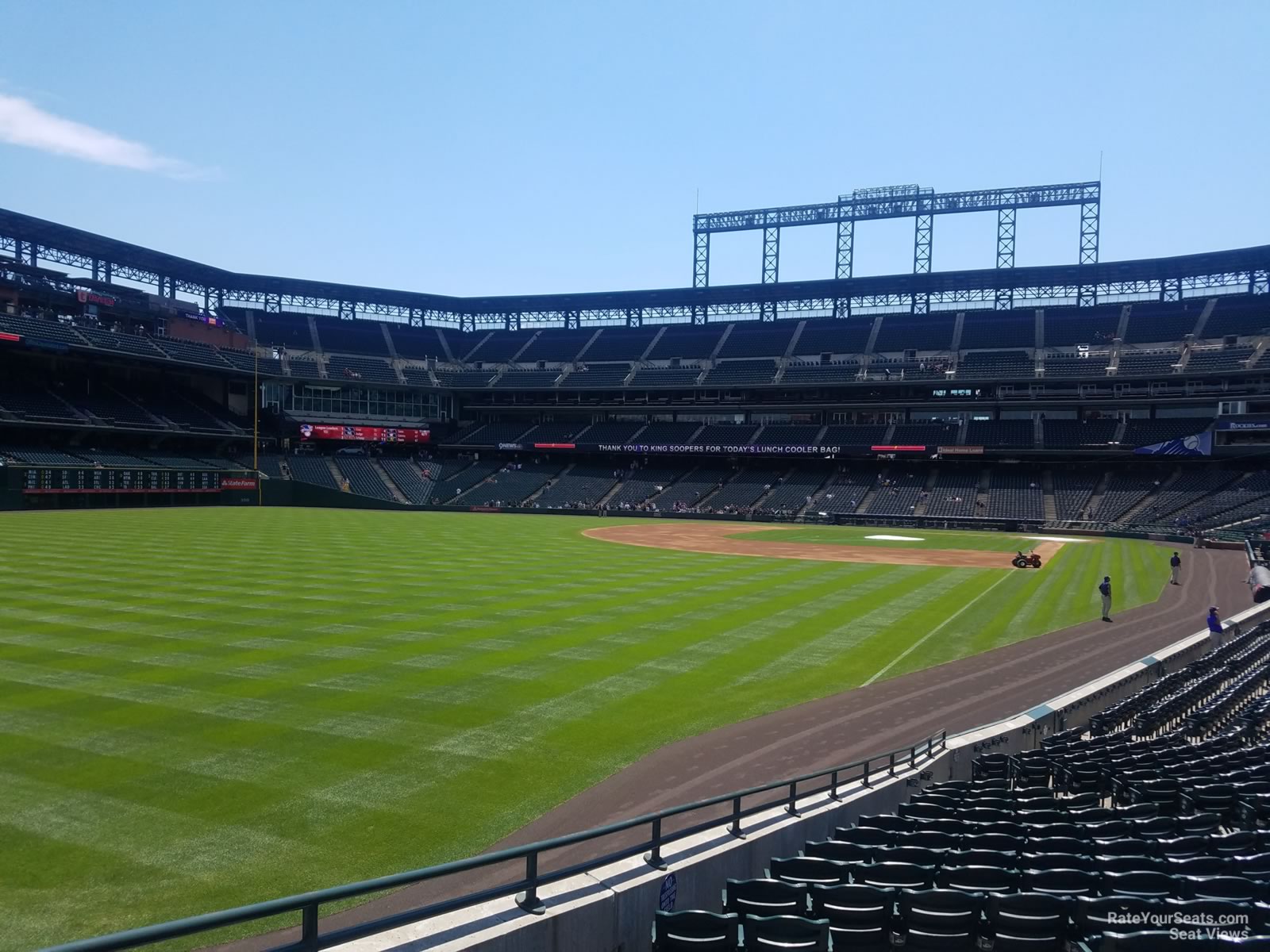 section 150, row 20 seat view  - coors field