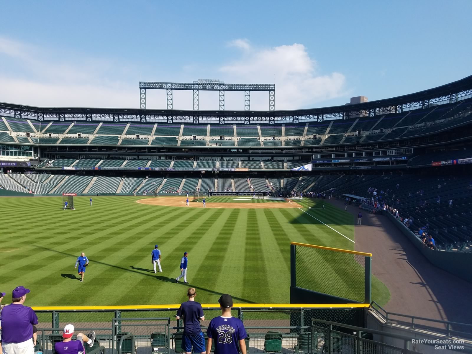 section 152, row 10 seat view  for baseball - coors field