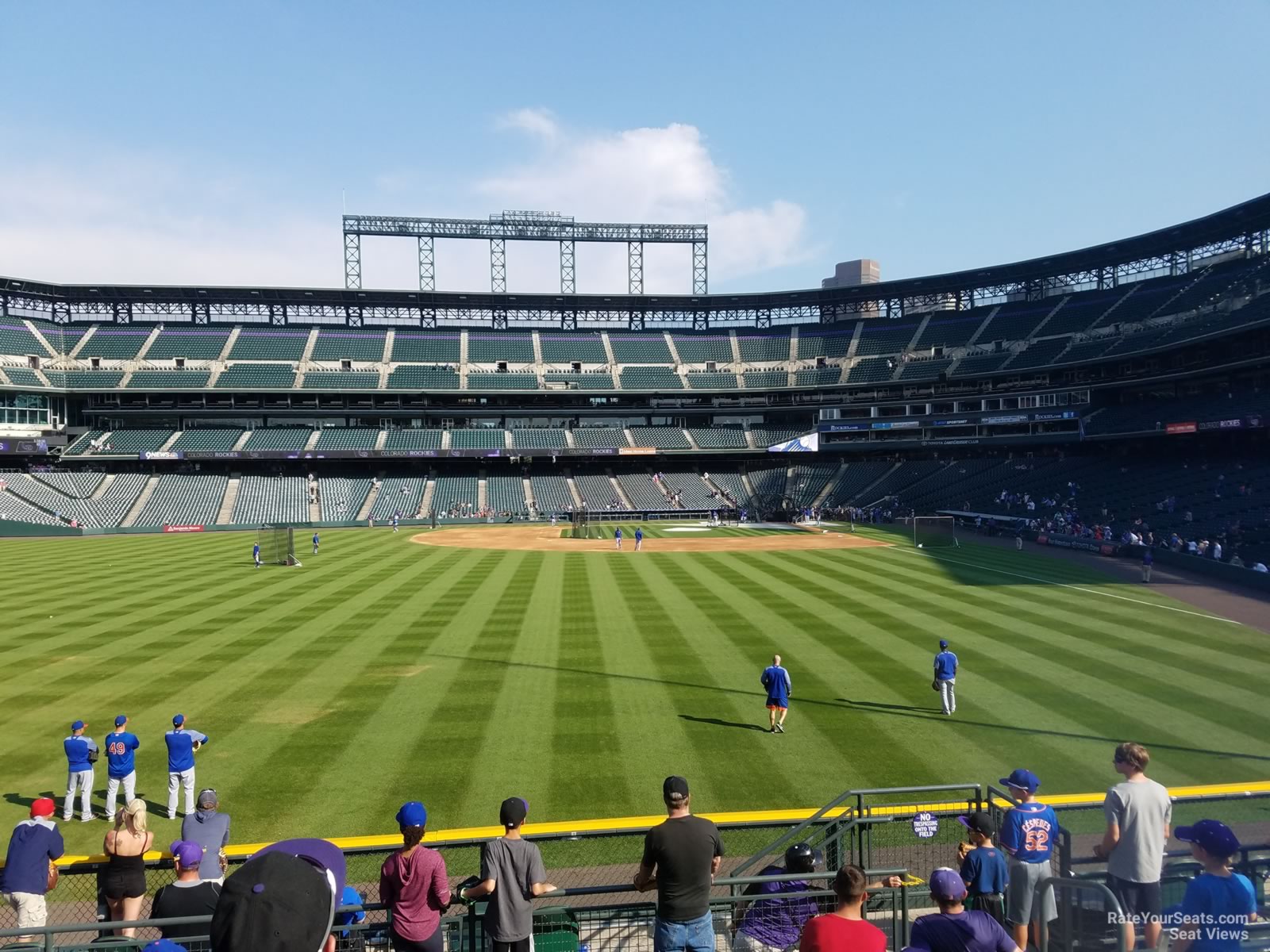 section 153, row 10 seat view  - coors field