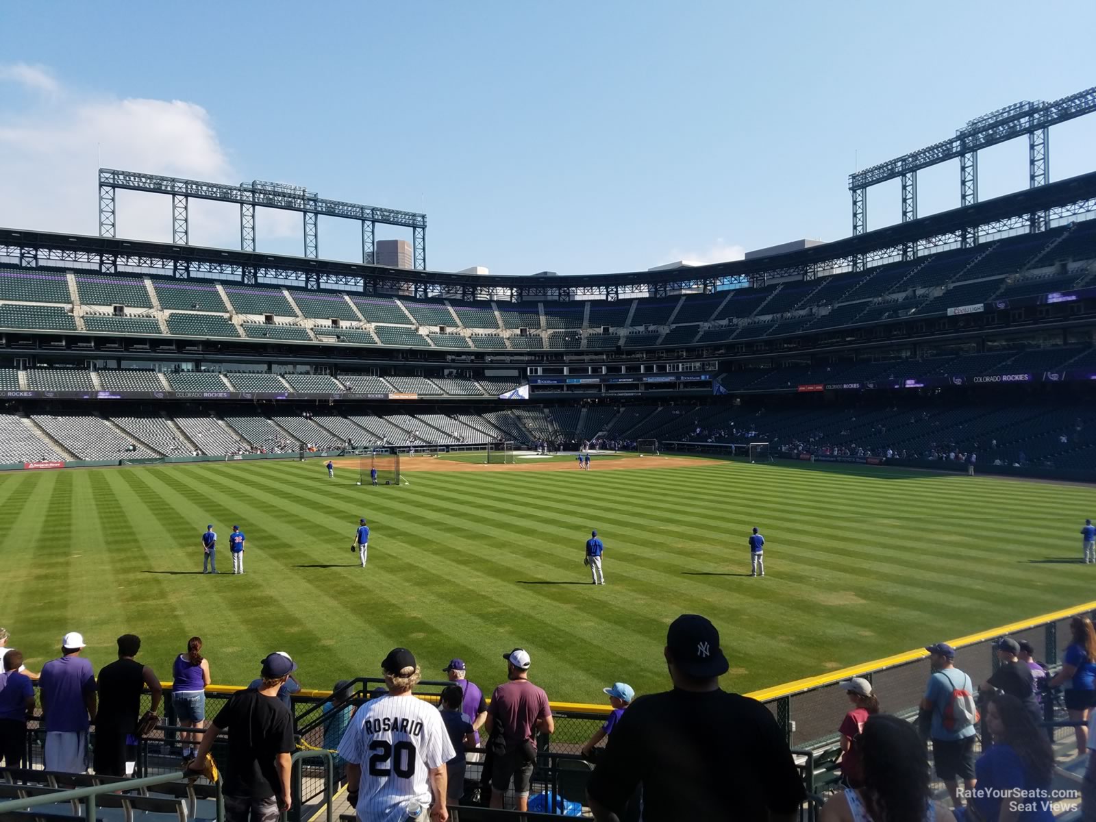 section 158, row 10 seat view  - coors field
