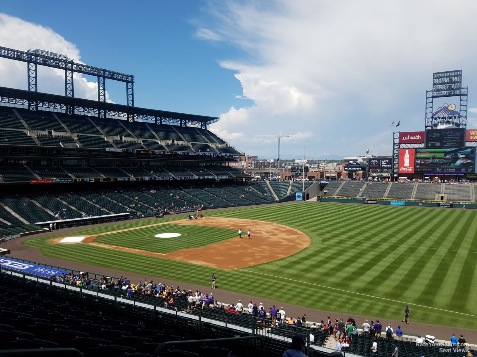 section 217, row 8 seat view  - coors field