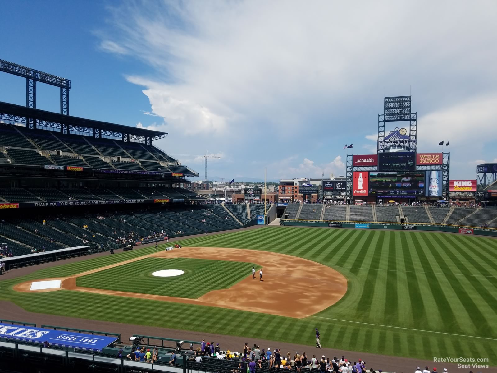 section 219, row 8 seat view  for baseball - coors field