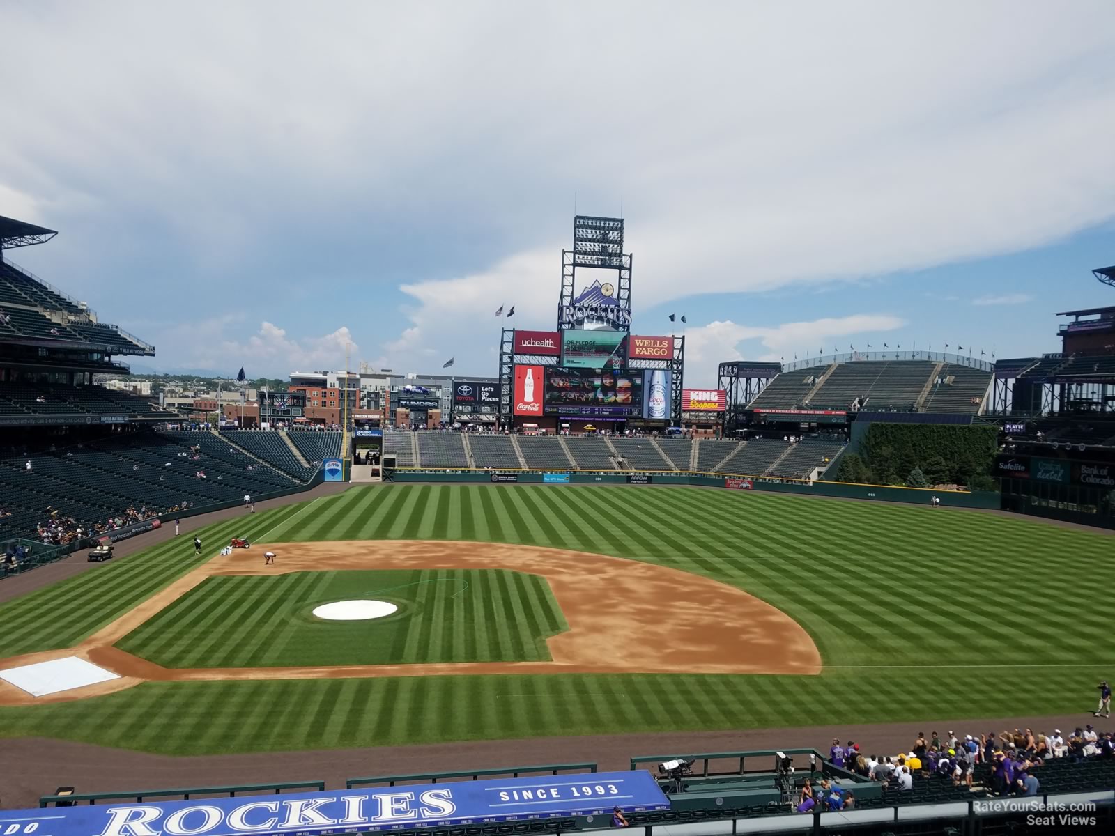 section 223, row 8 seat view  - coors field