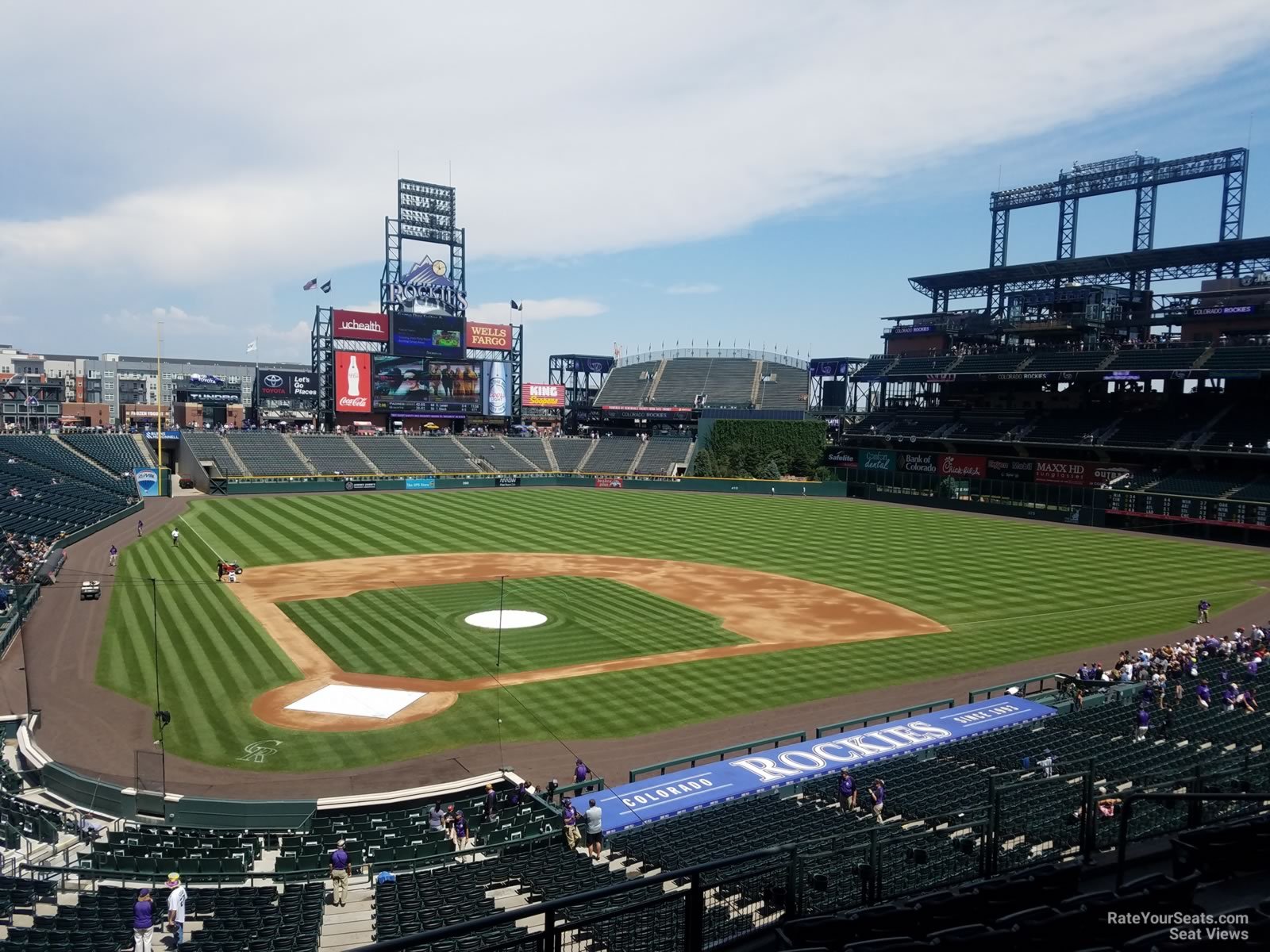 section 227, row 8 seat view  - coors field