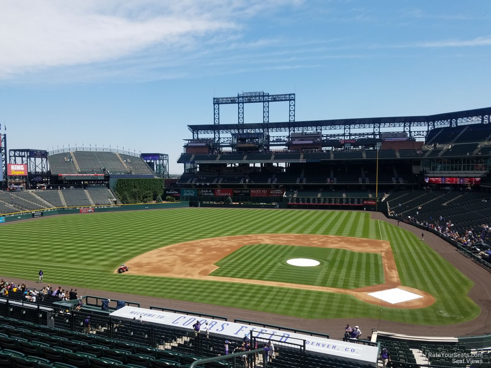 section 235, row 8 seat view  - coors field