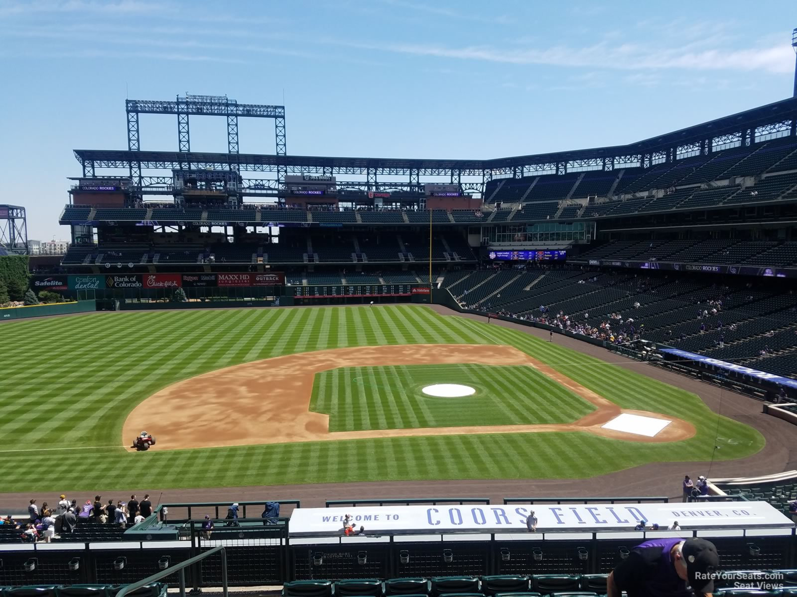 section 238, row 8 seat view  - coors field