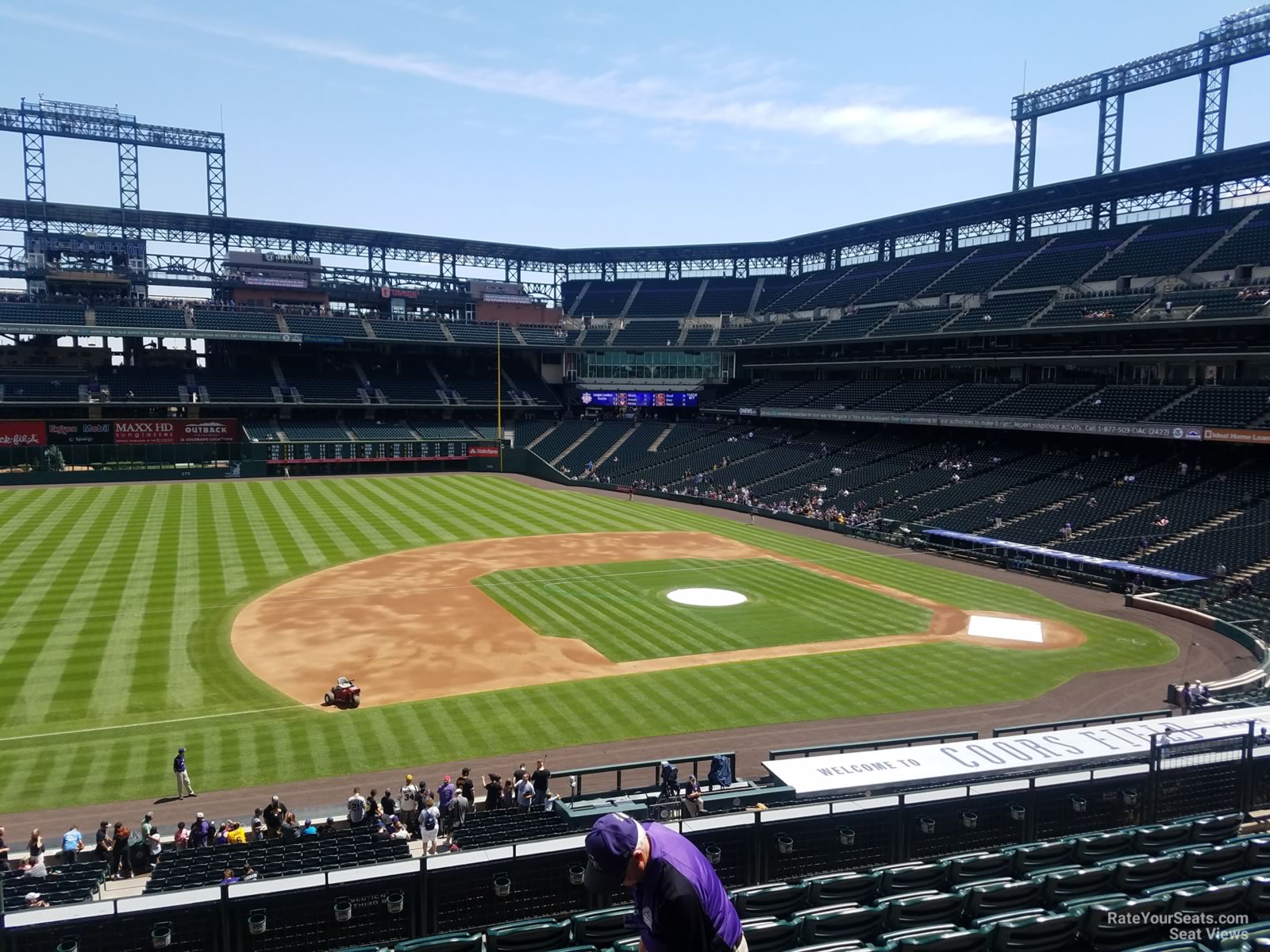 section 241, row 8 seat view  for baseball - coors field