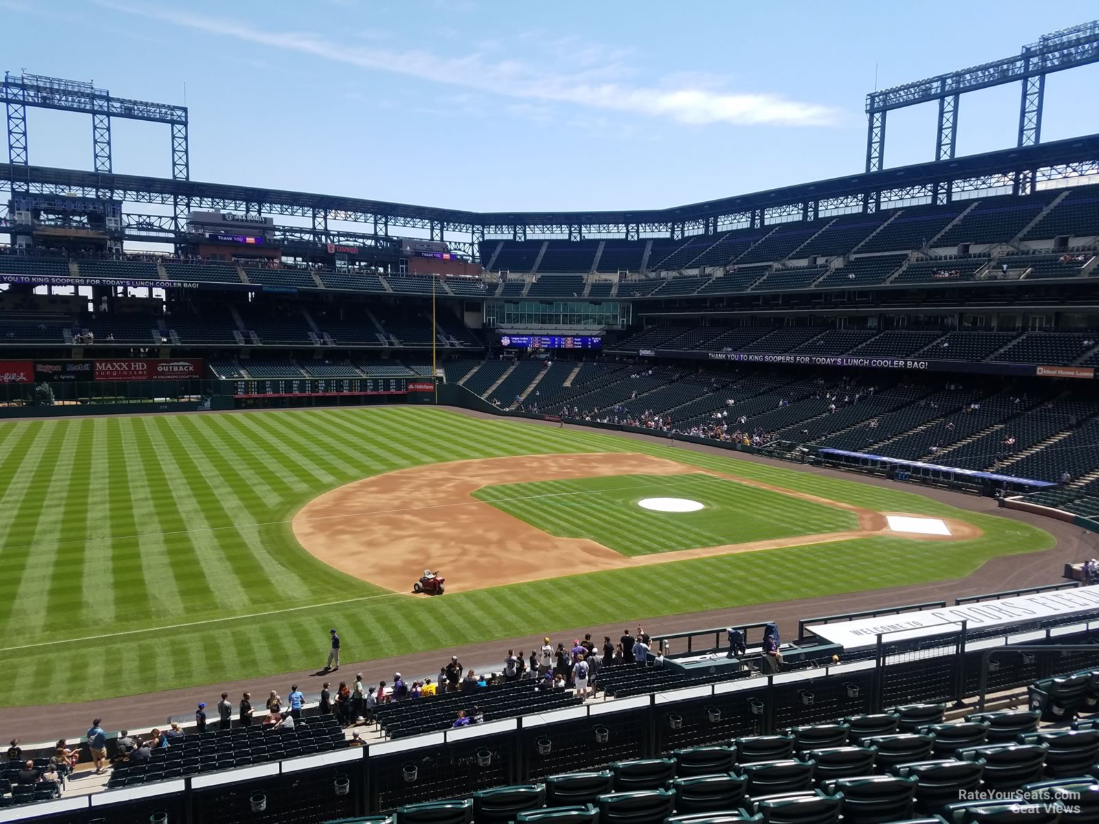 section 242, row 8 seat view  - coors field