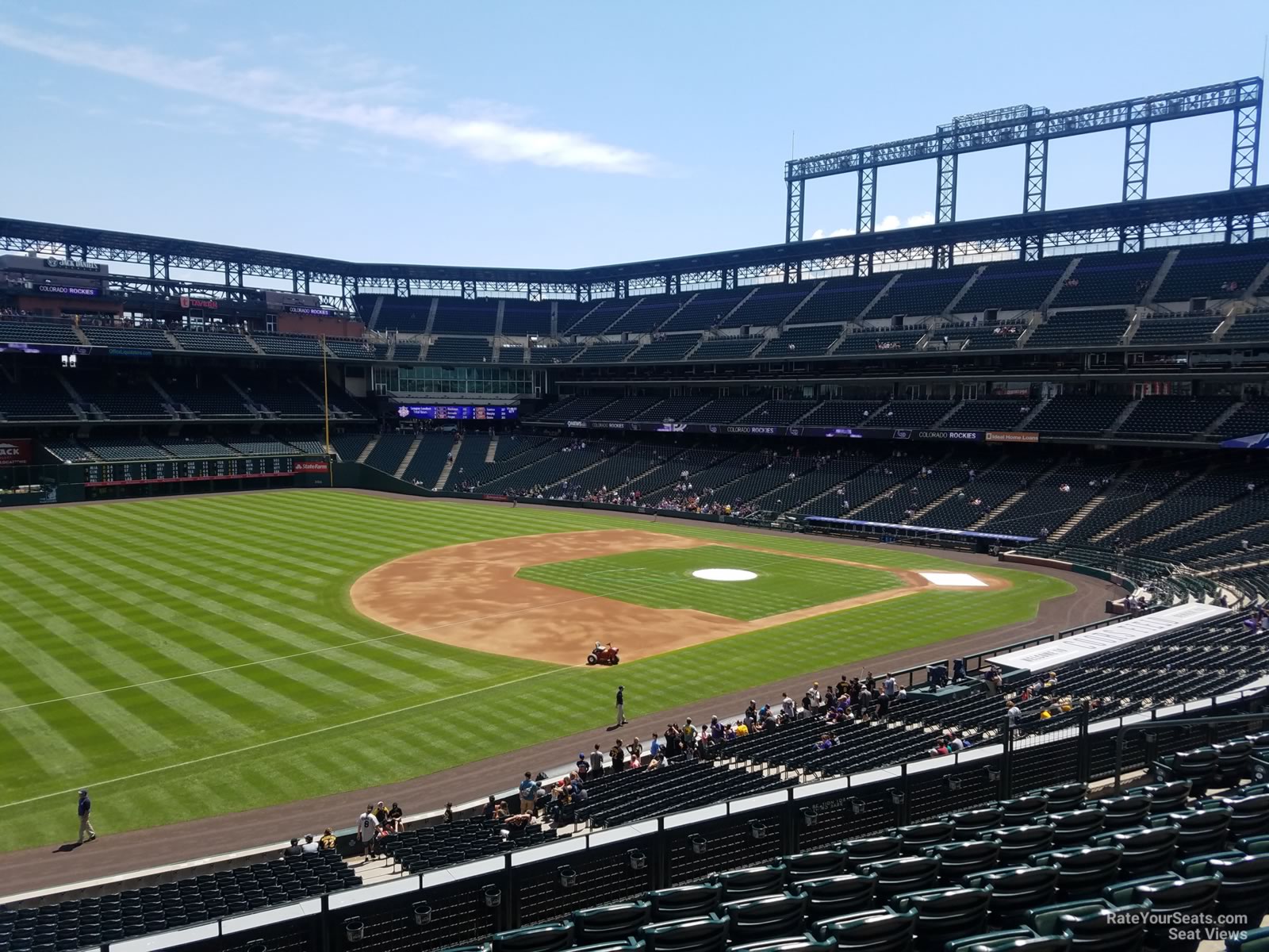 section 244, row 8 seat view  - coors field