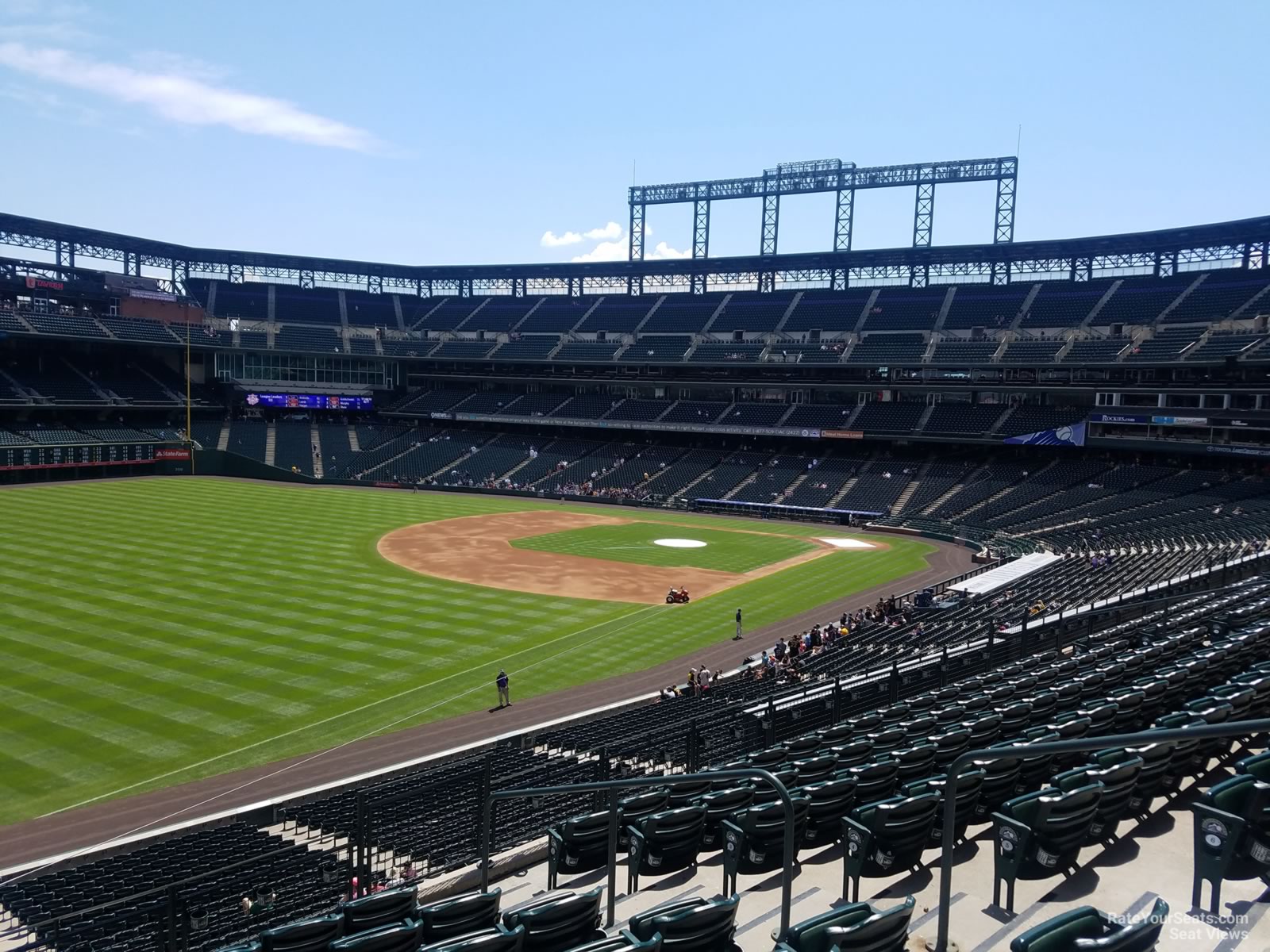 section 247, row 8 seat view  - coors field