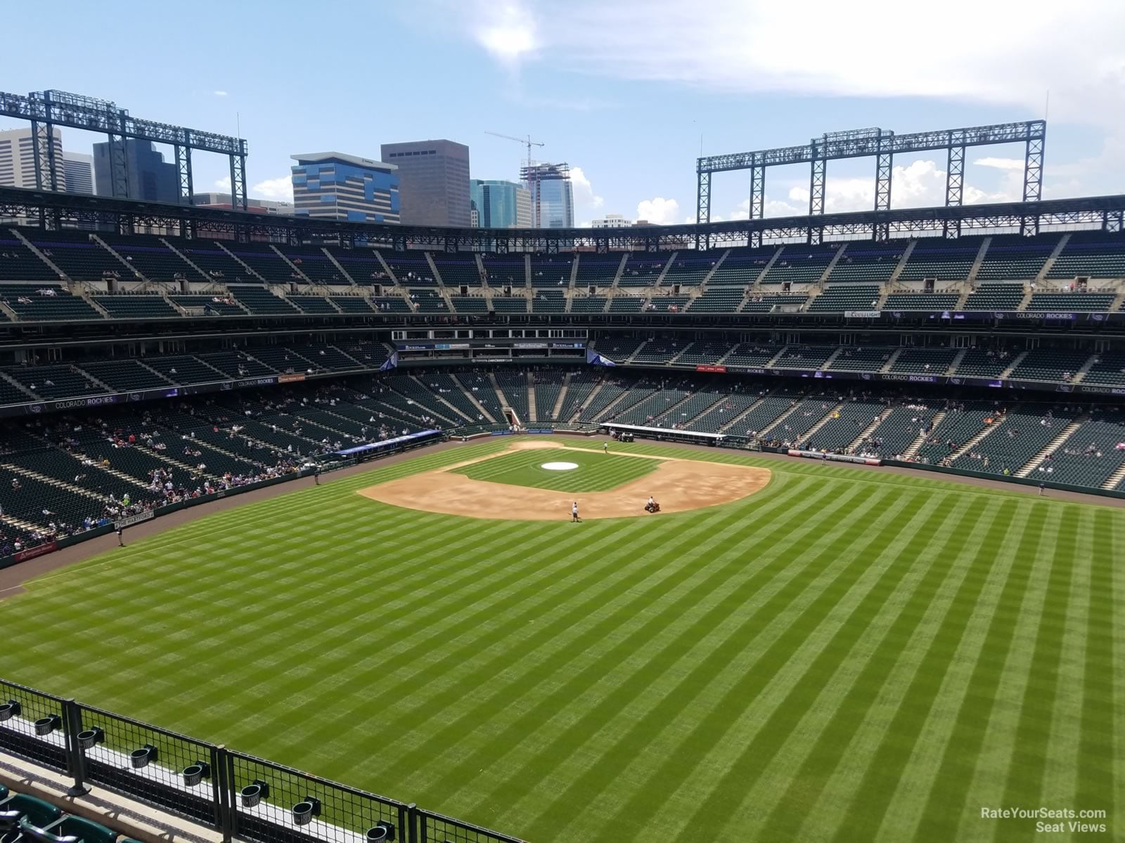 section 302, row 5 seat view  for baseball - coors field