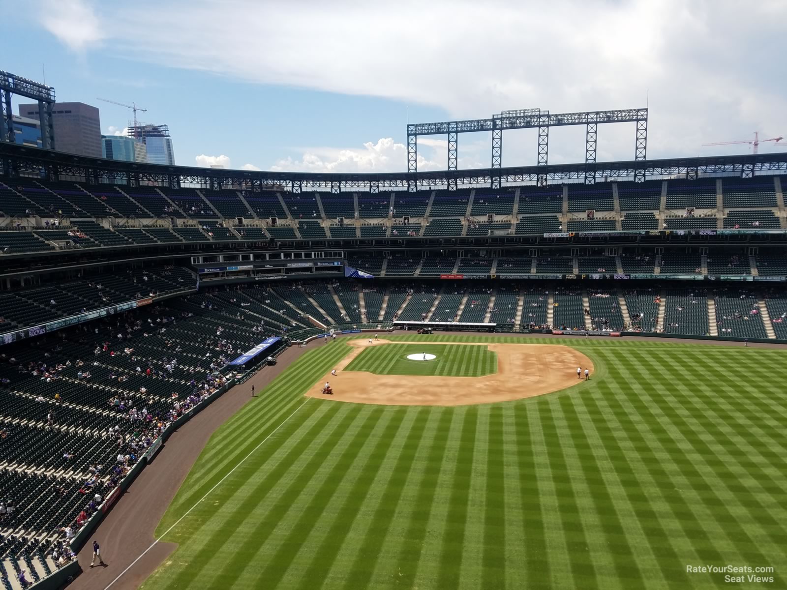section 306, row 5 seat view  - coors field