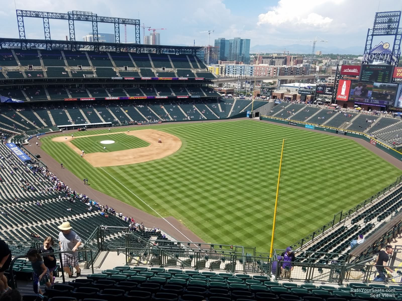 section 311, row 20 seat view  - coors field