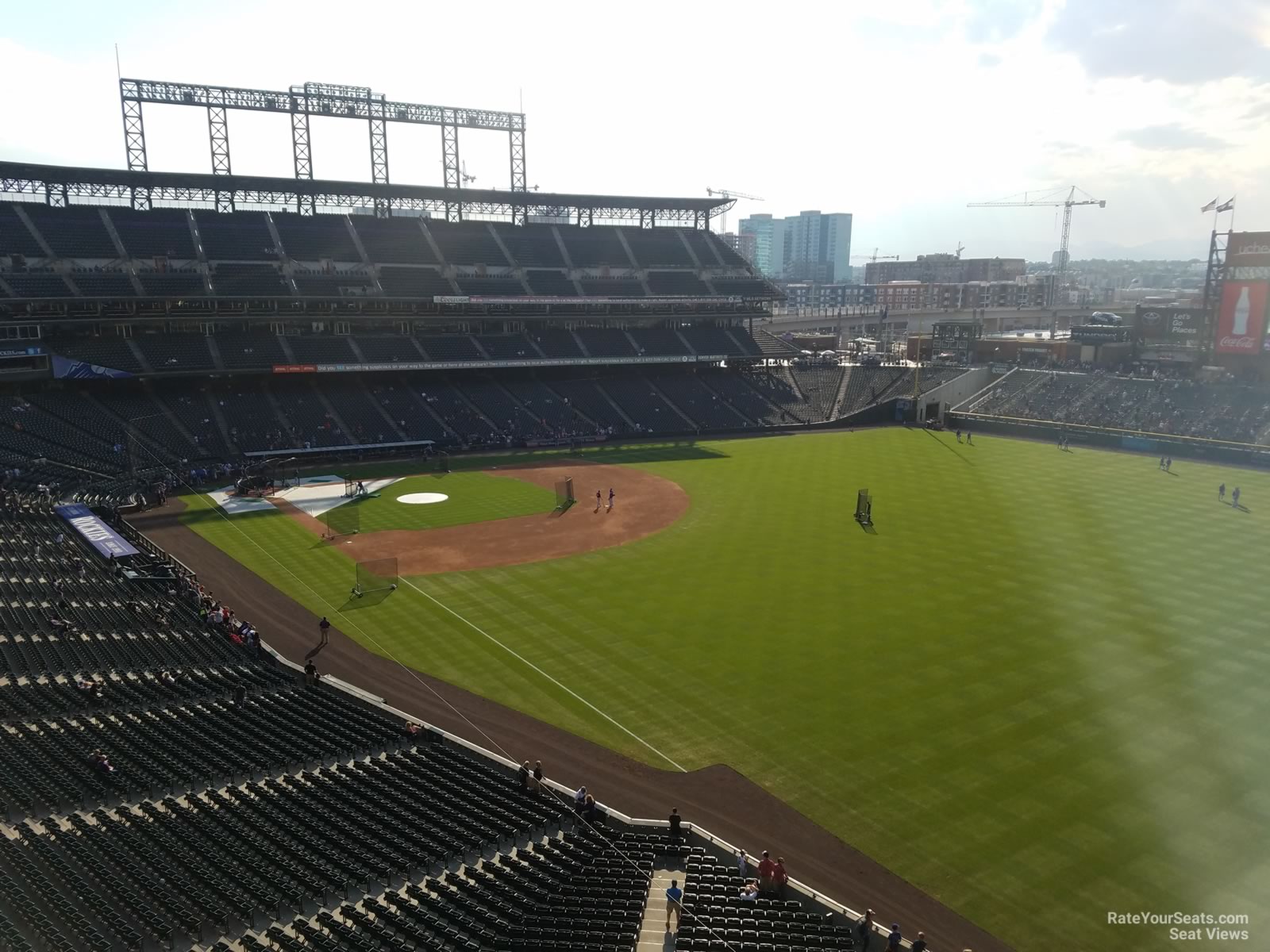 section 312, row 2 seat view  for baseball - coors field
