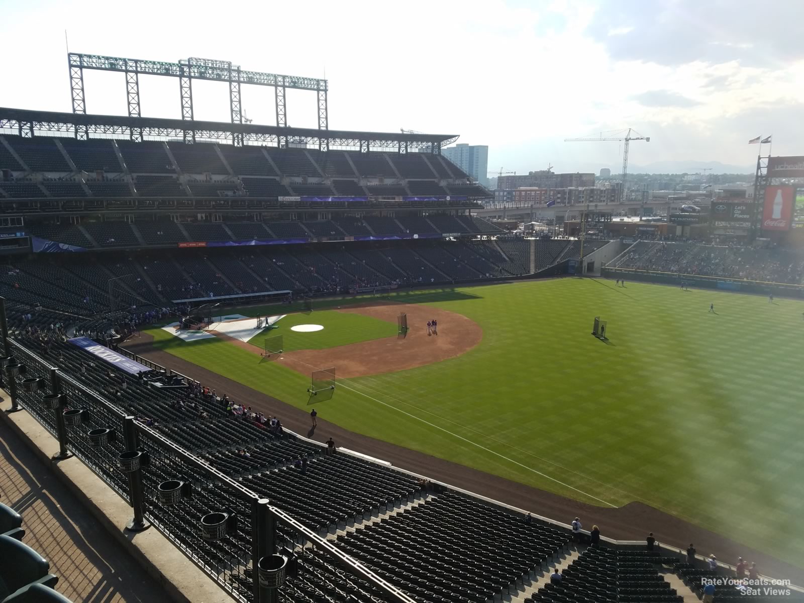 section 315, row 2 seat view  for baseball - coors field