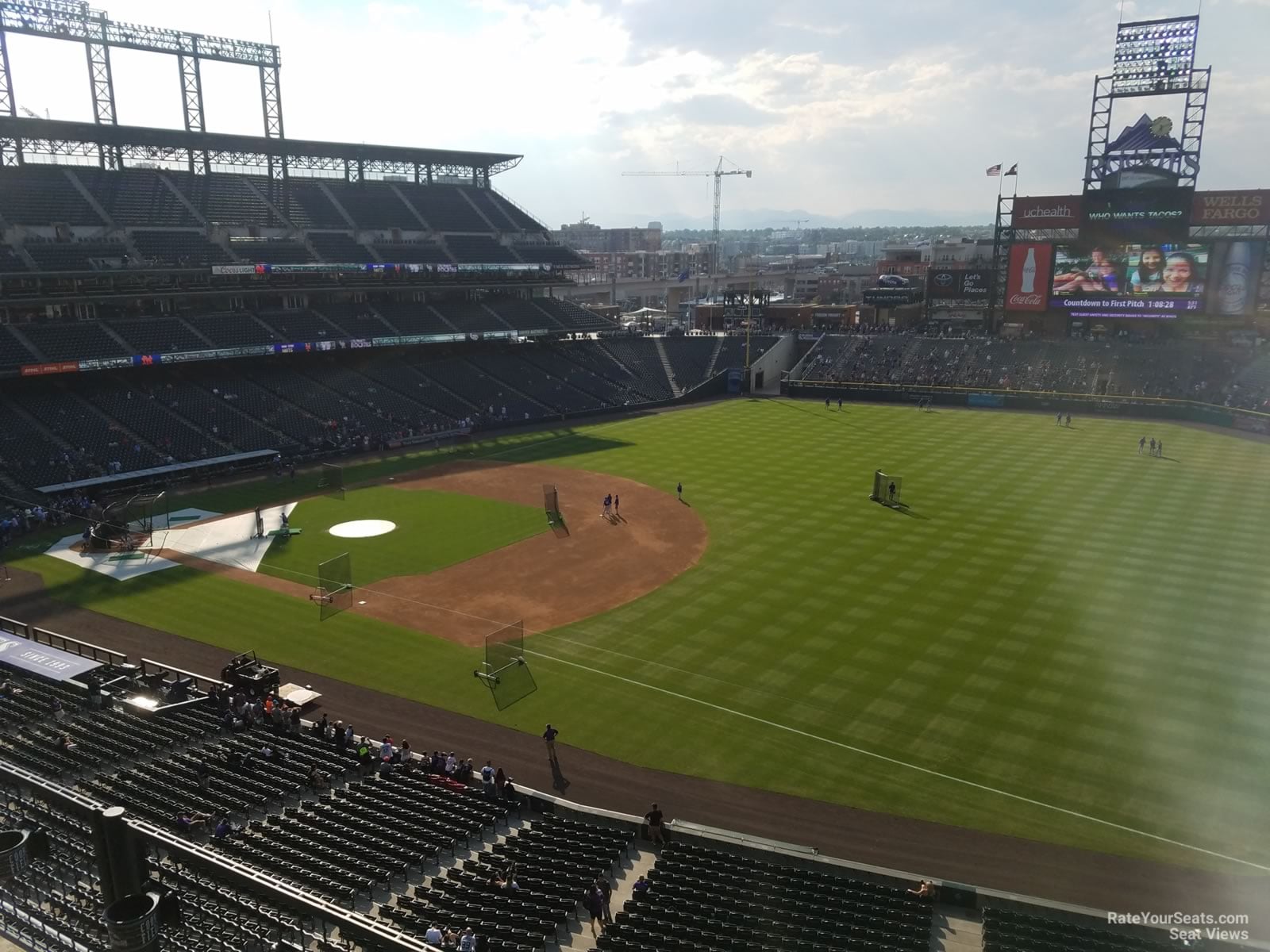 section 317, row 2 seat view  for baseball - coors field