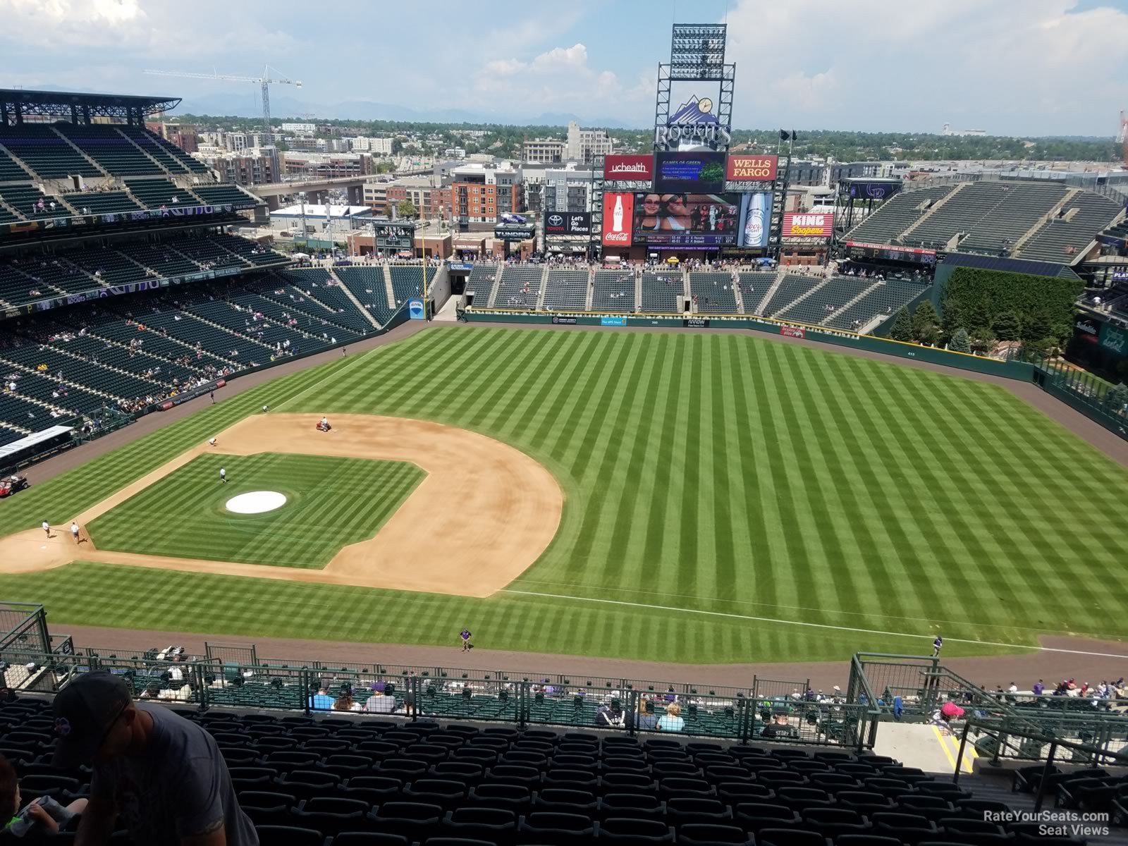 section 319, row 20 seat view  for baseball - coors field