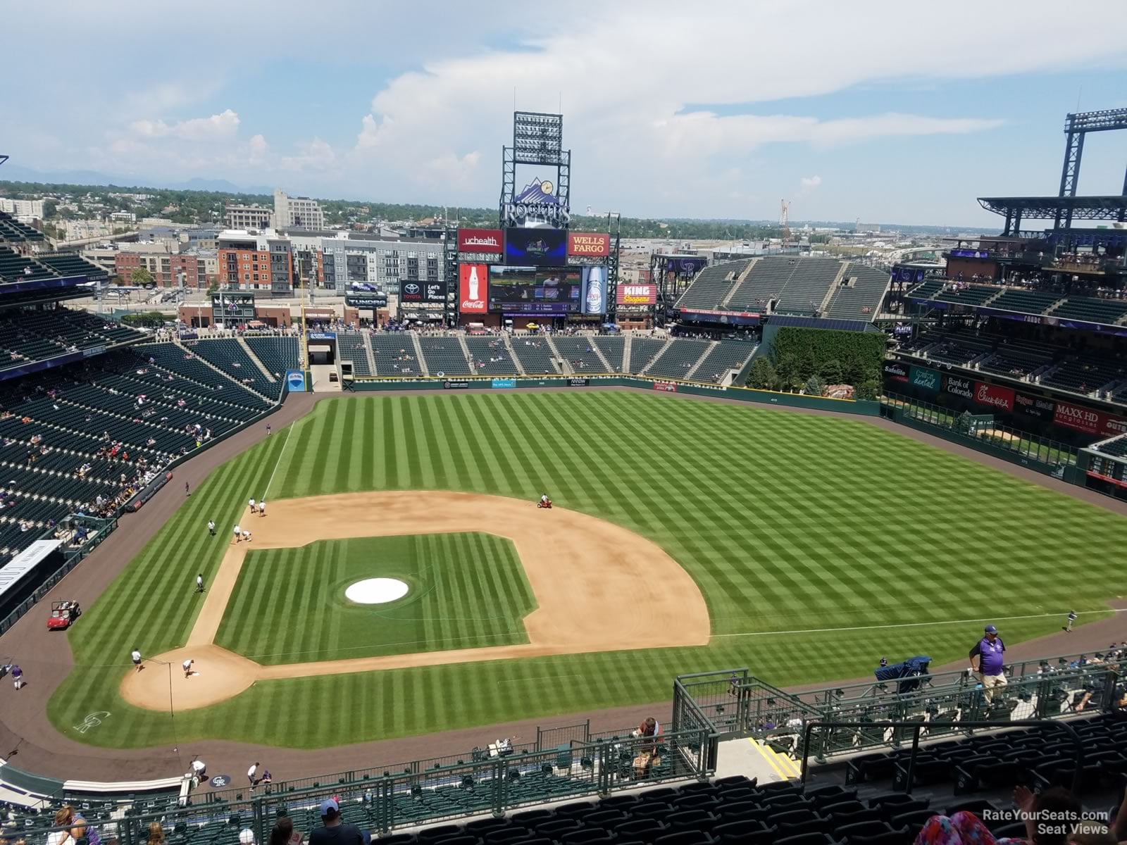 section 325, row 20 seat view  for baseball - coors field
