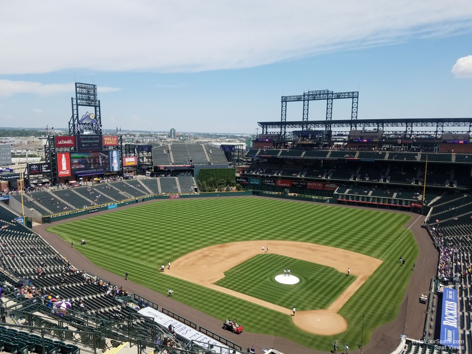 section 333, row 20 seat view  - coors field