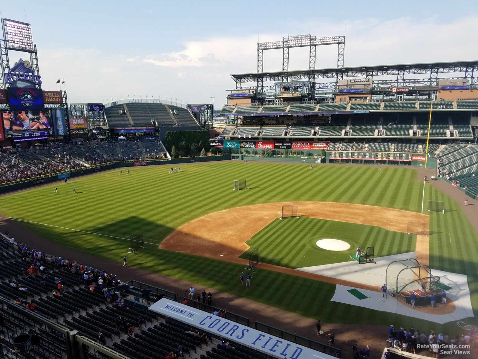 section 335, row 2 seat view  for baseball - coors field