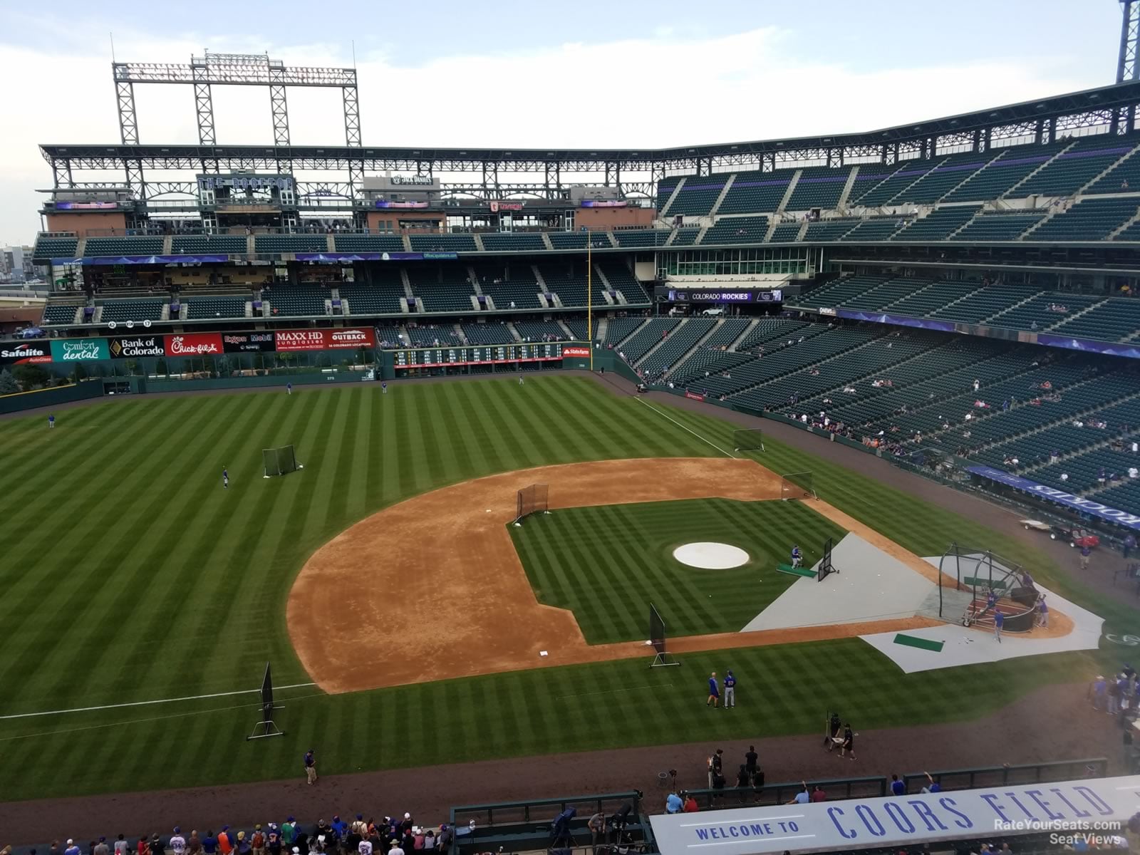 section 340, row 2 seat view  for baseball - coors field