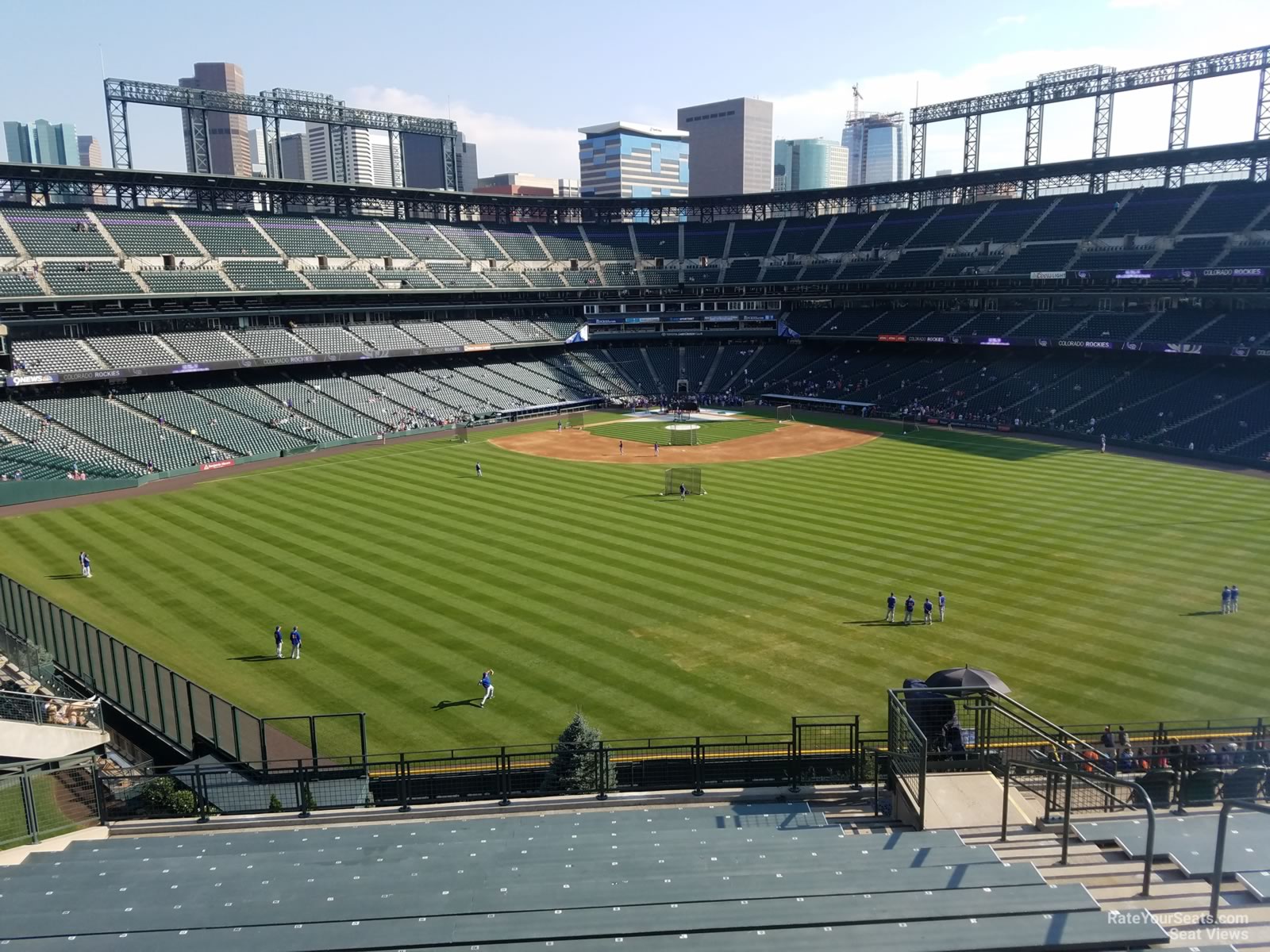 section 403, row 15 seat view  for baseball - coors field