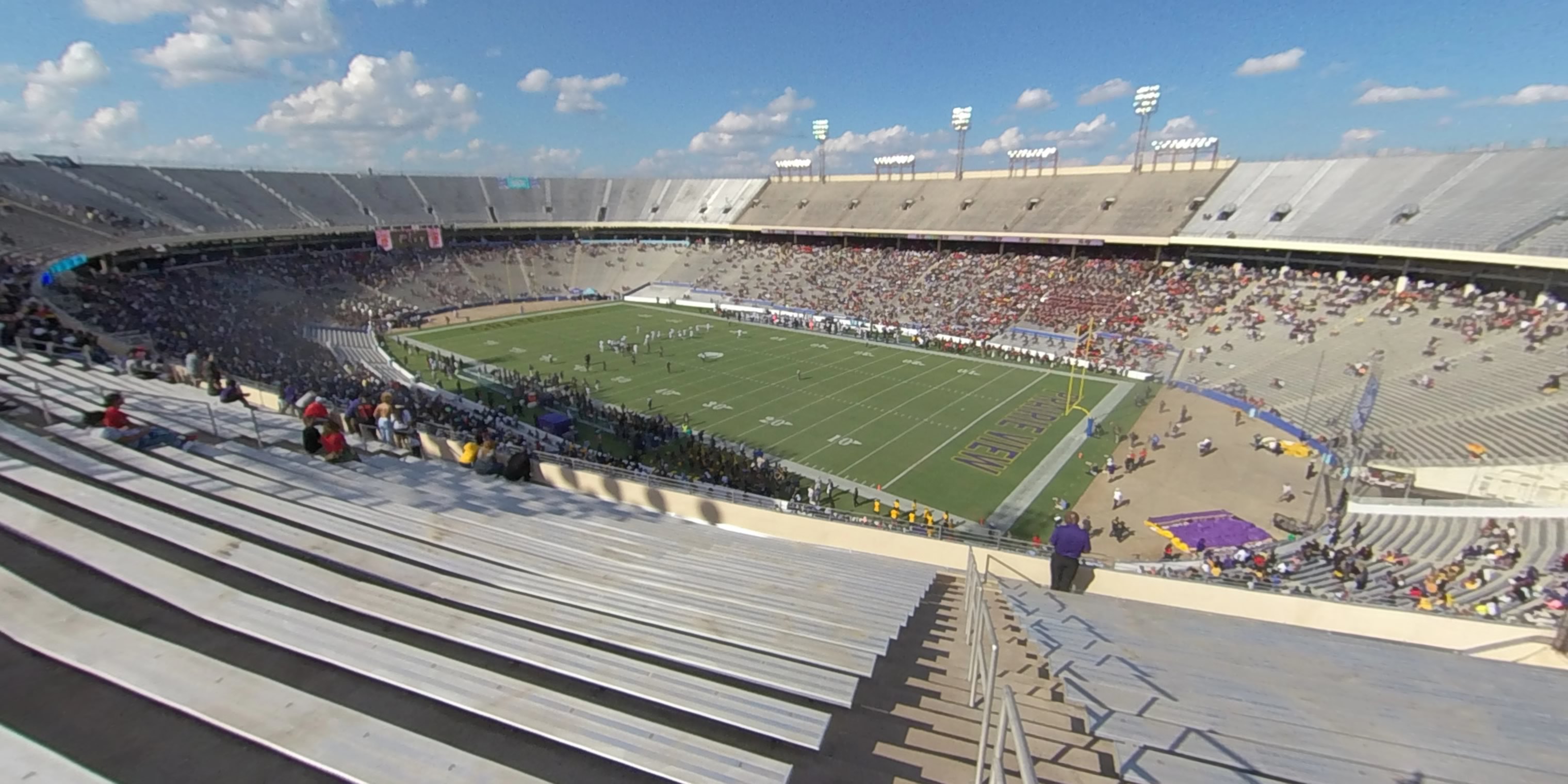 section 101 panoramic seat view  - cotton bowl