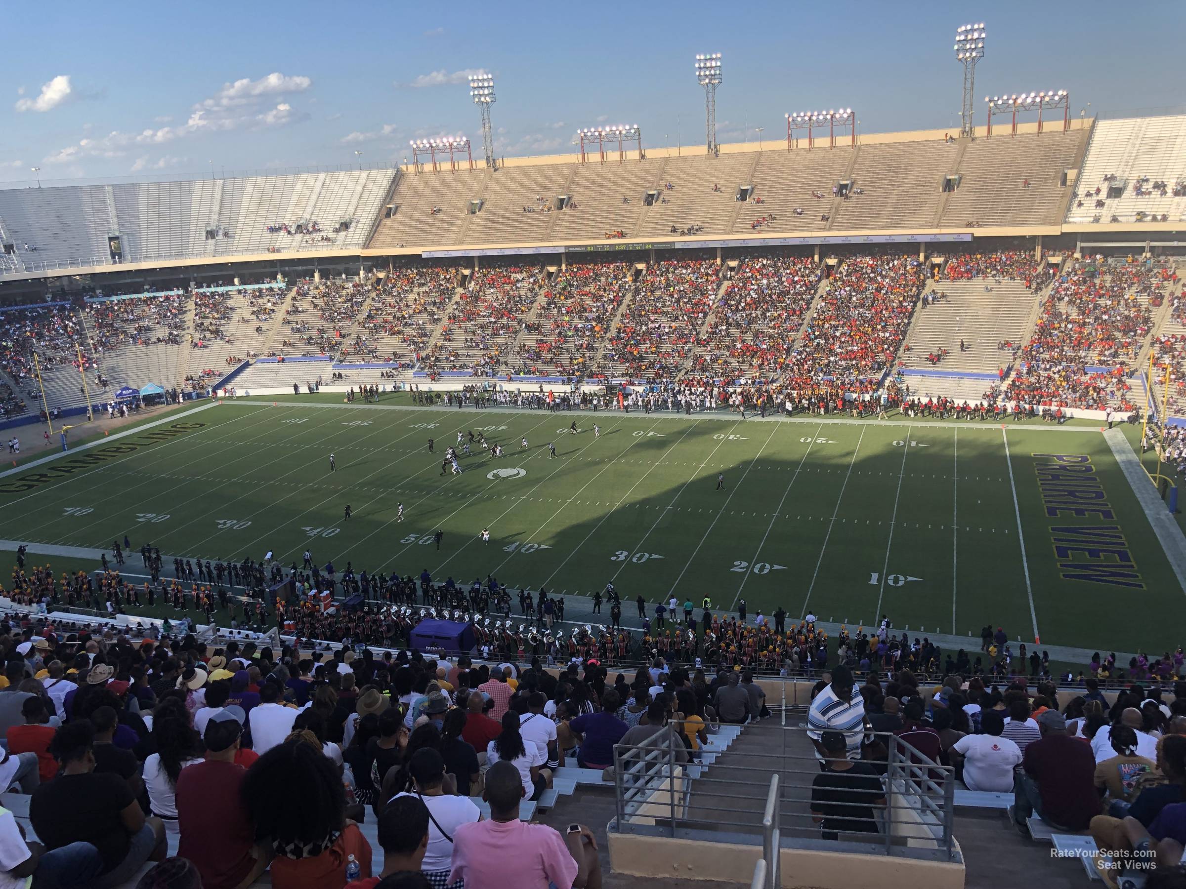 section 103, row 28 seat view  - cotton bowl