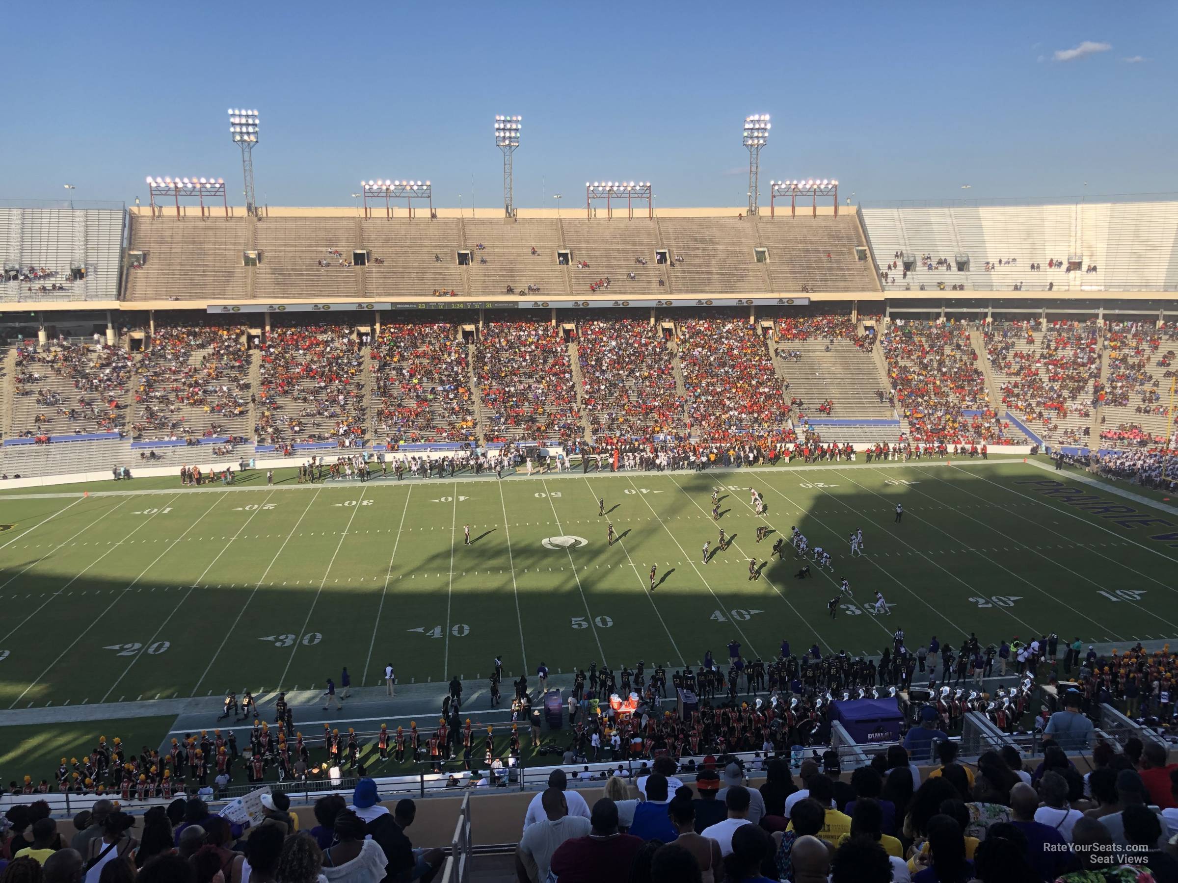 section 106, row 15 seat view  - cotton bowl