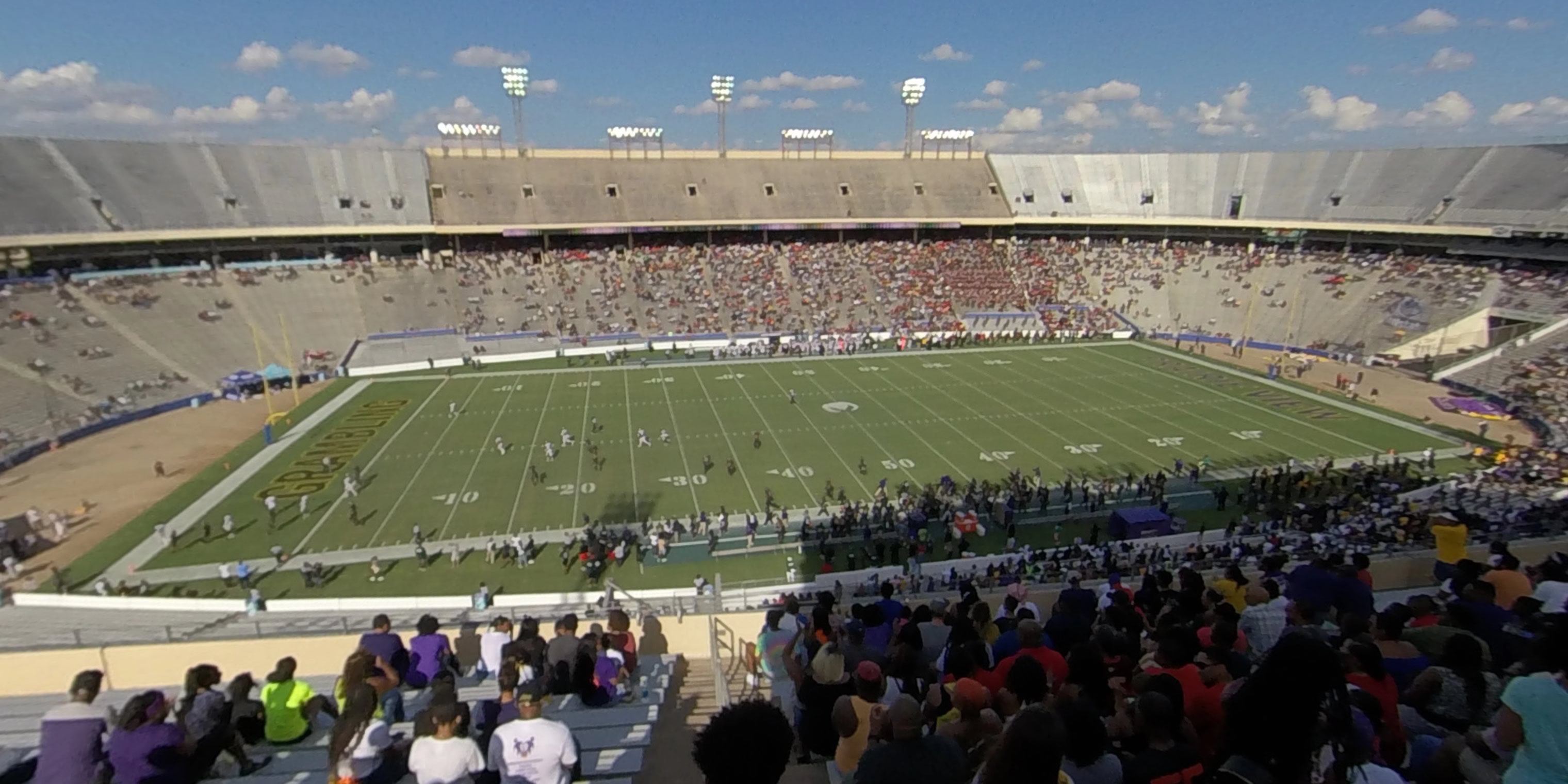 section 107 panoramic seat view  - cotton bowl