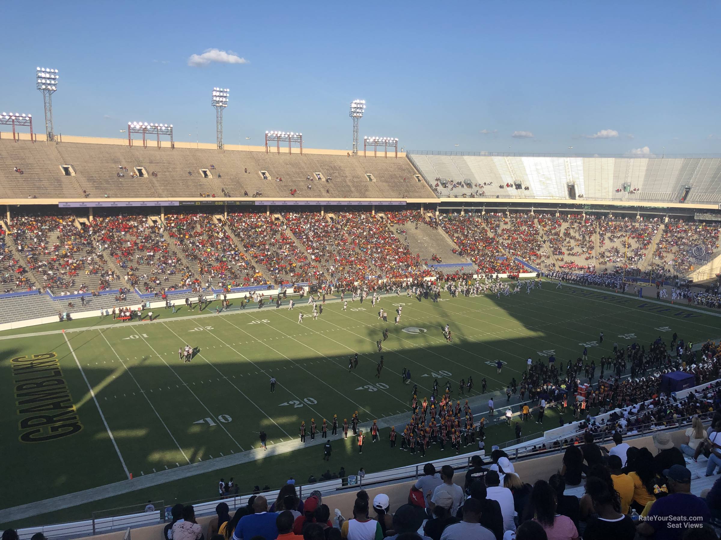 section 109, row 15 seat view  - cotton bowl