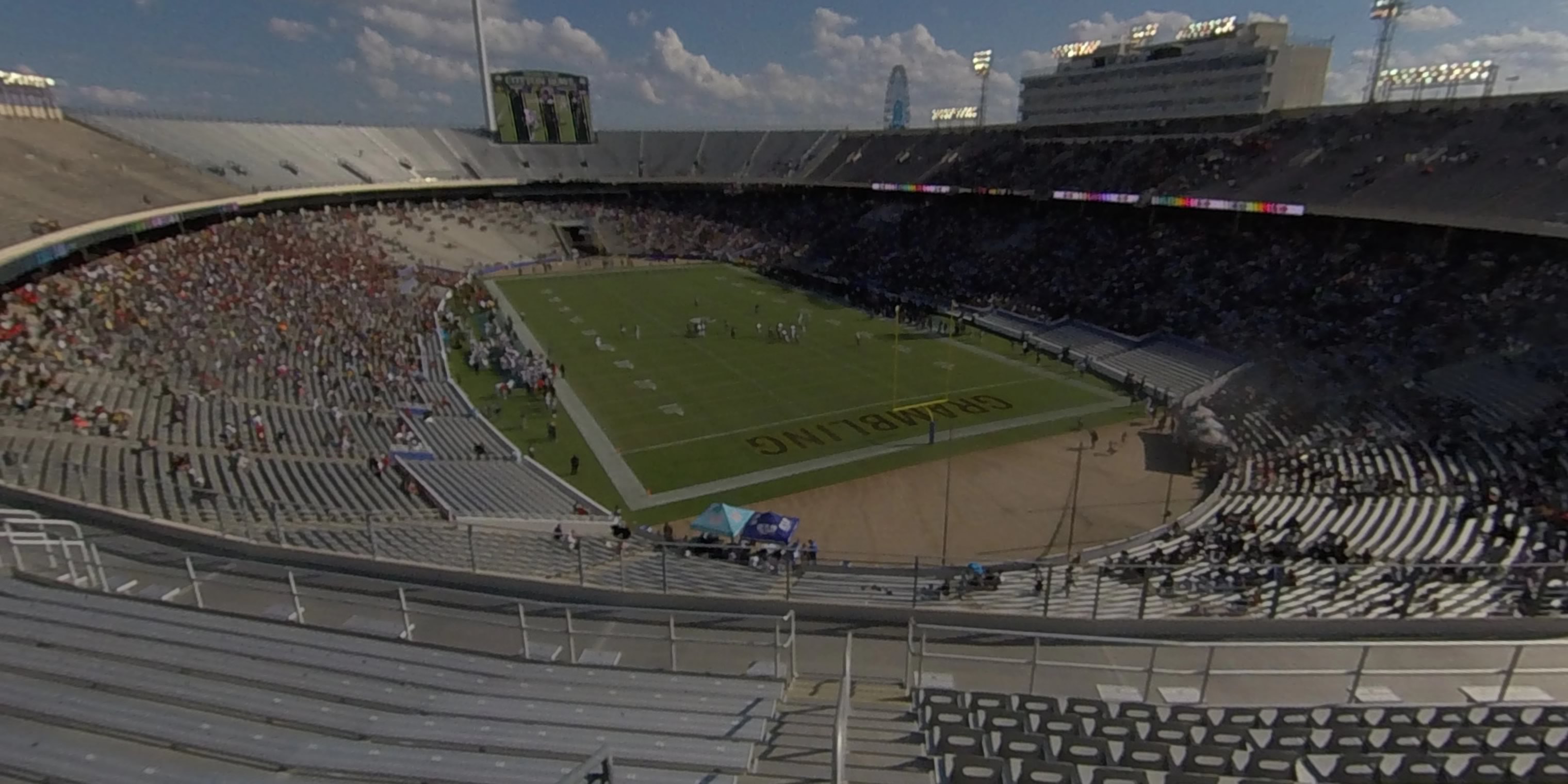 section 119 panoramic seat view  - cotton bowl