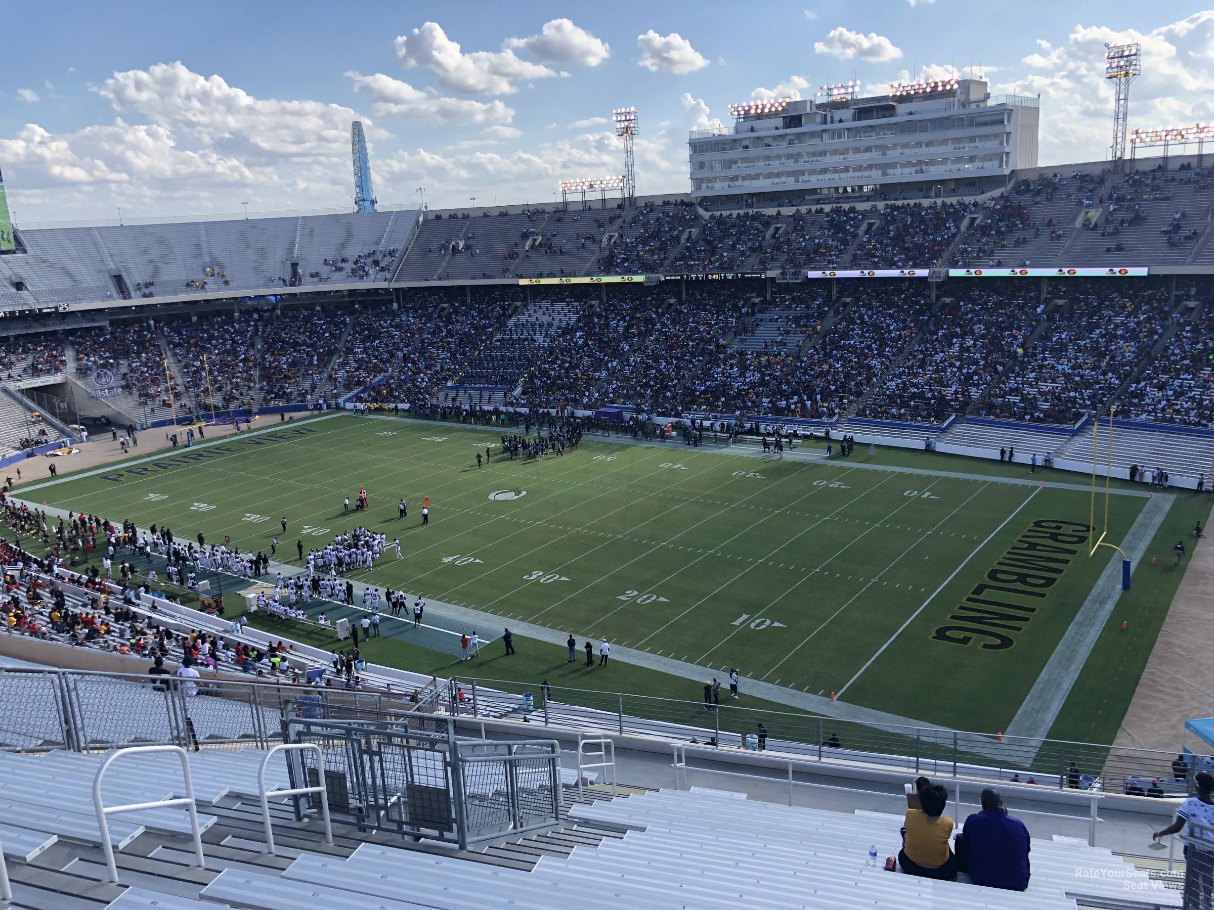 section 123, row 22 seat view  - cotton bowl