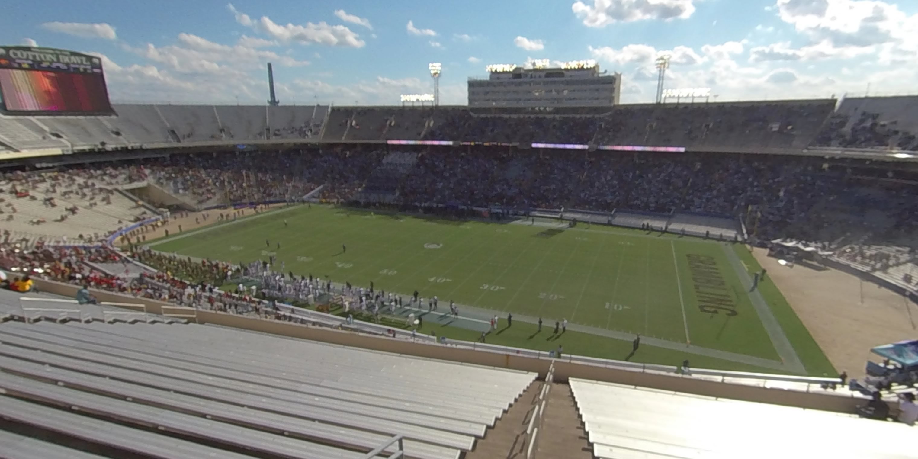 section 125 panoramic seat view  - cotton bowl