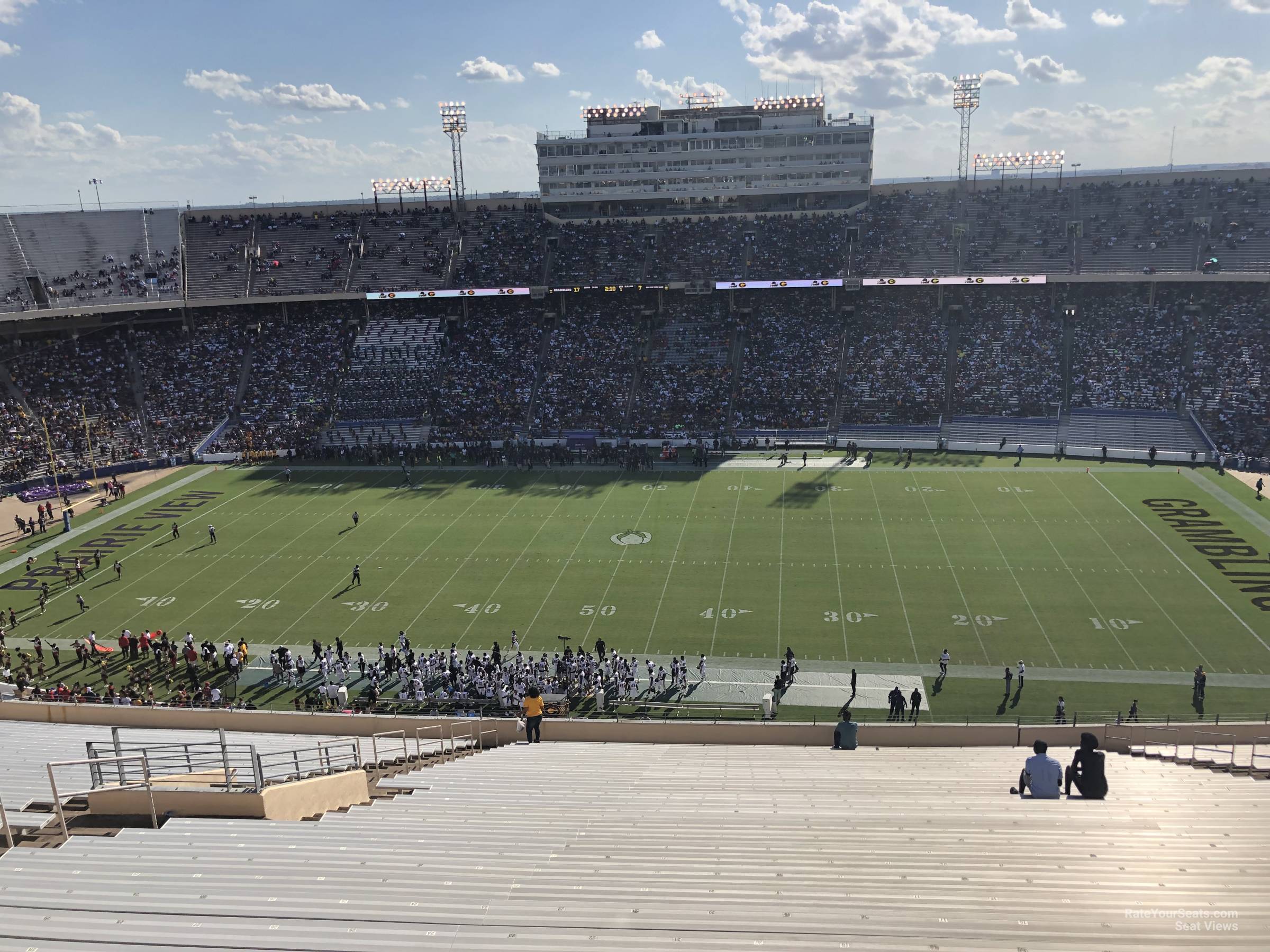 section 127, row 36 seat view  - cotton bowl stadium