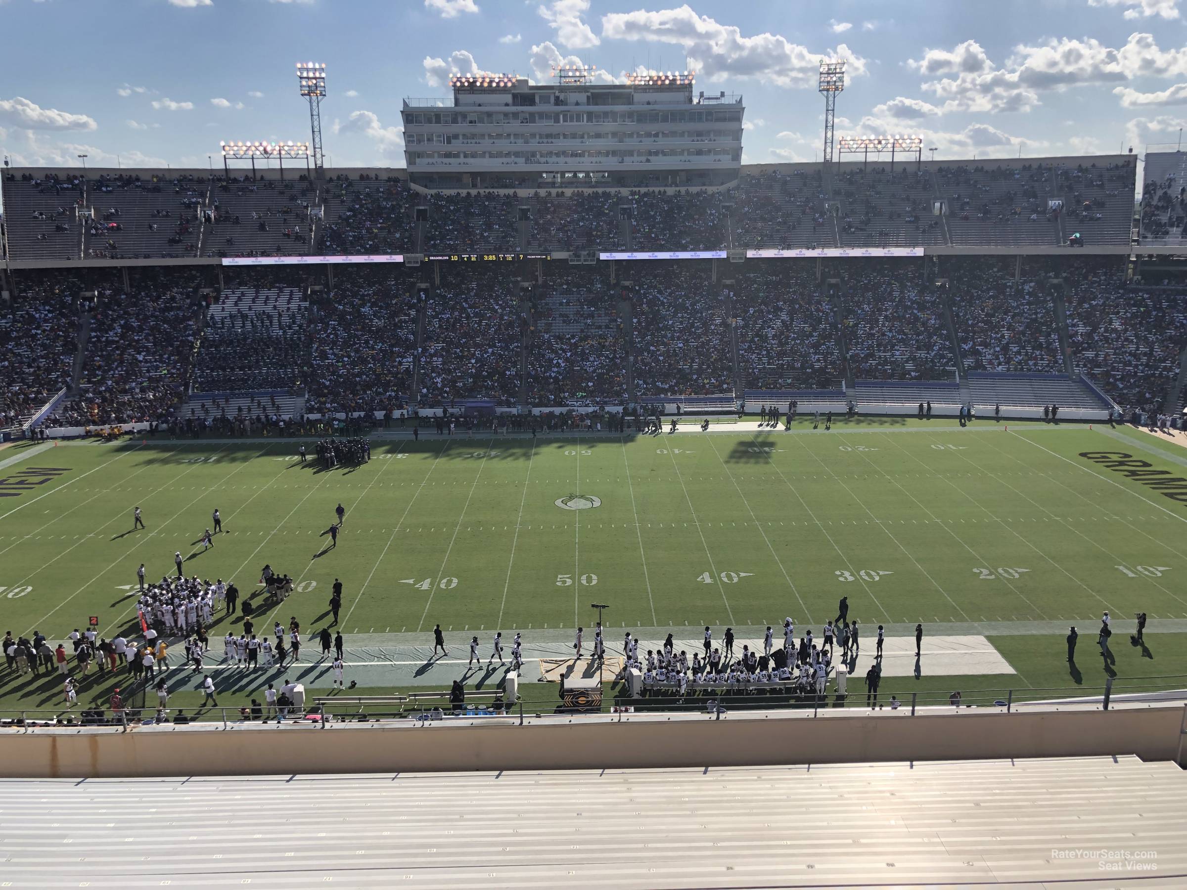 section 128, row 16 seat view  - cotton bowl