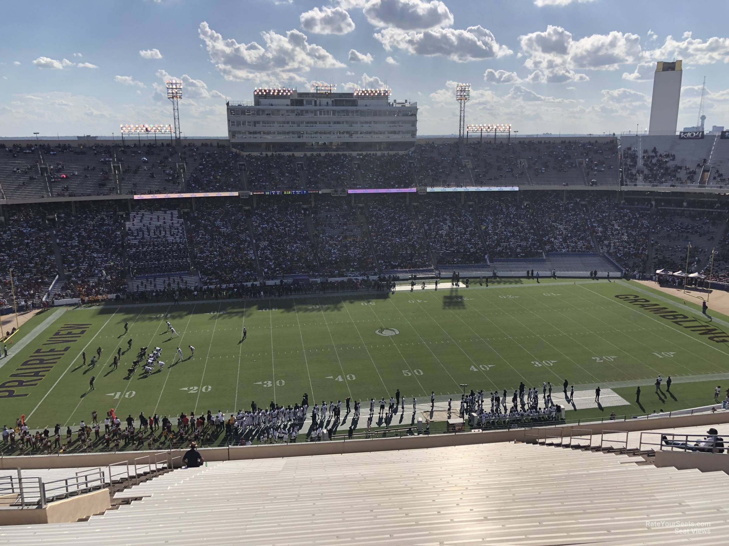 section 129, row 36 seat view  - cotton bowl