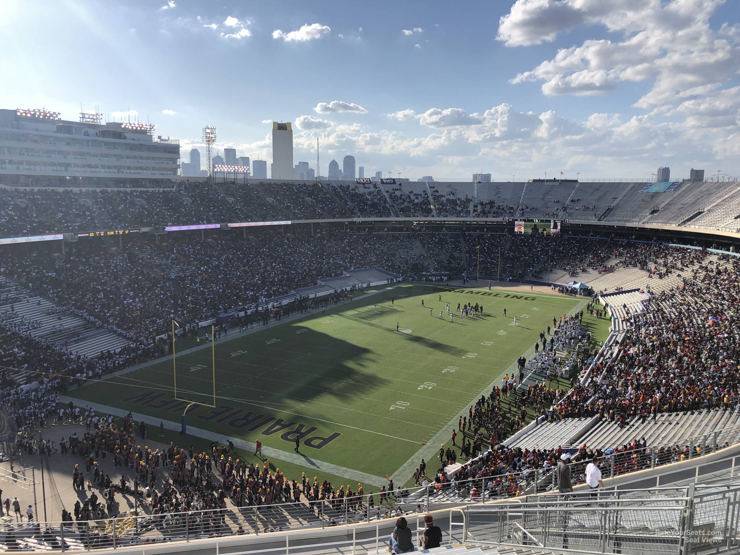 section 136, row 22 seat view  - cotton bowl