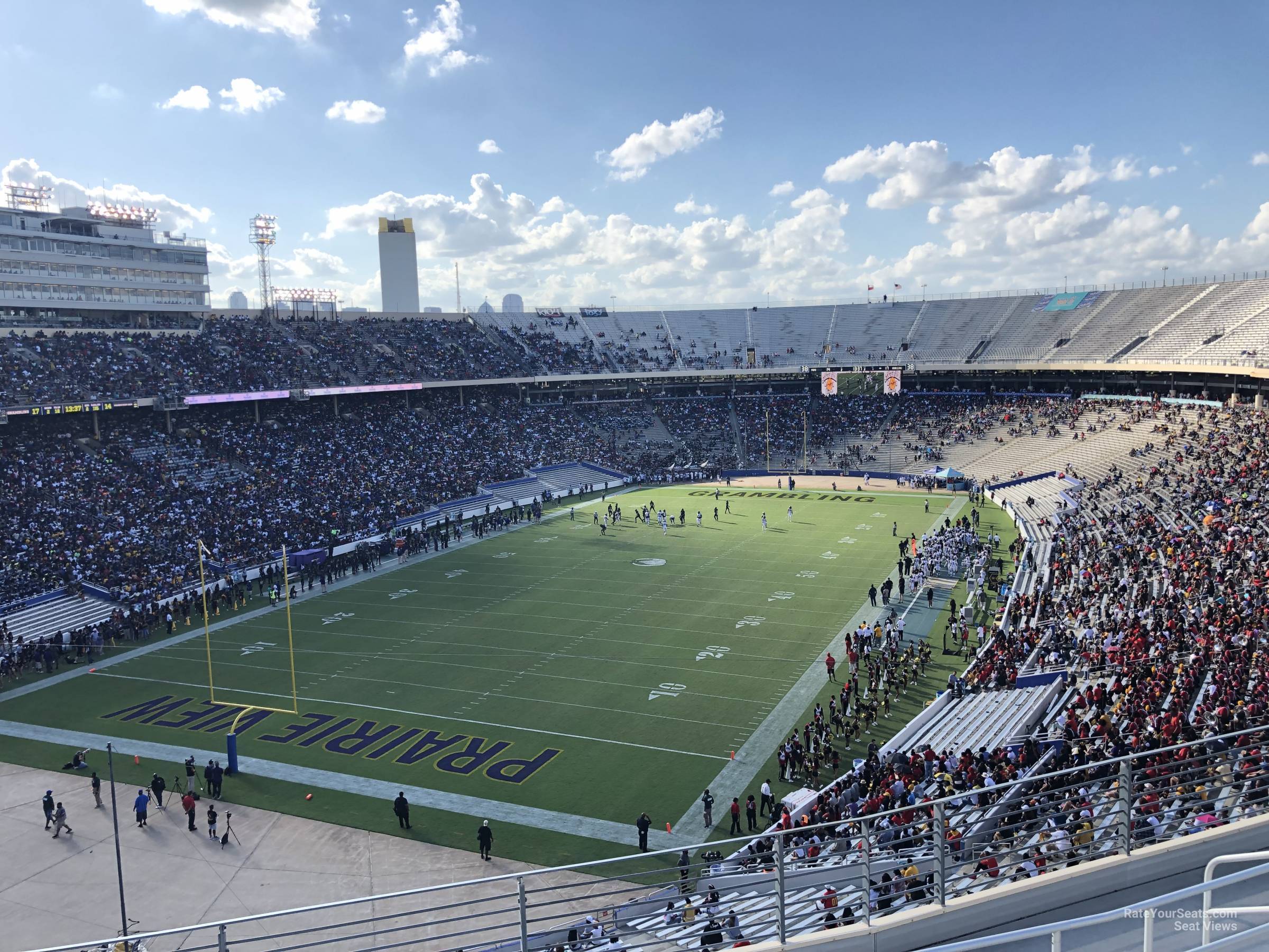 section 136, row 8 seat view - cotton bowl stadium